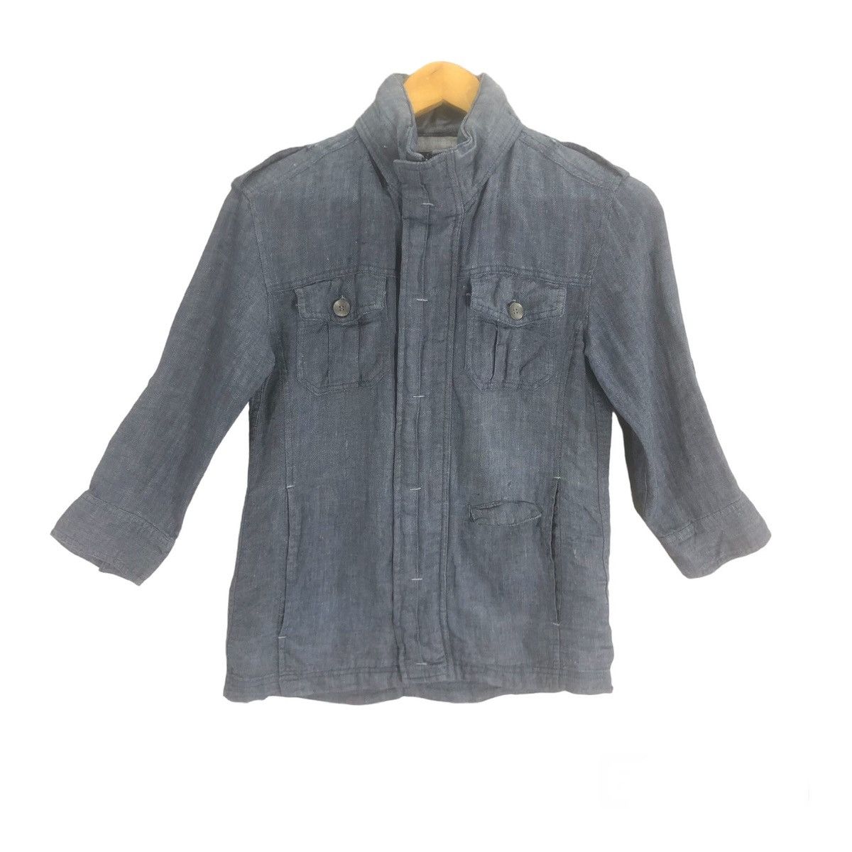 Hamnett jacket zipper button
