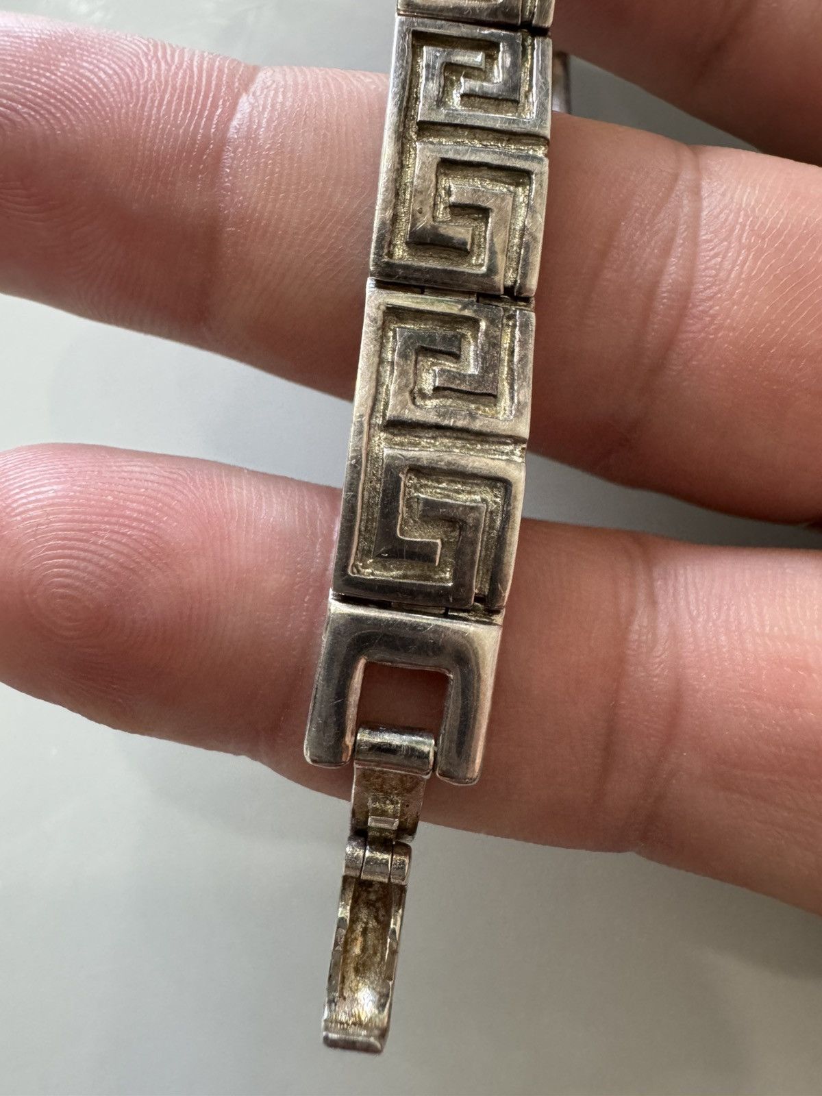 Other Geanni Sabatini Silver Watch Greek Key Bracelet Strap 19cm Size ONE SIZE - 13 Thumbnail