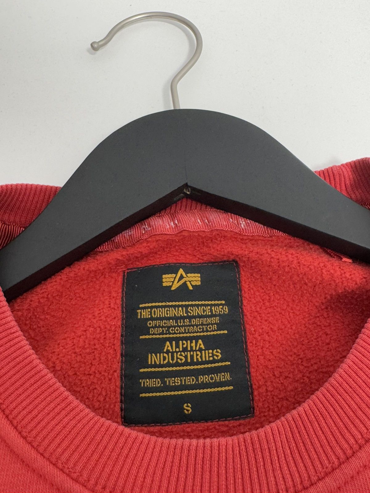 Alpha Industries Alpha Industies Sweatshirt Big Logo Size US S / EU 44-46 / 1 - 10 Thumbnail