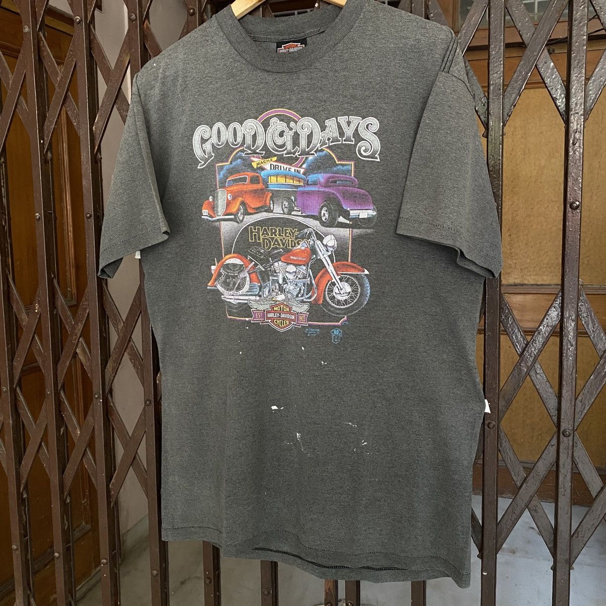 Harley Davidson Vintage Harley Davidson 1998 Good Ol’ Days 3D Emblem T shirt Size US XL / EU 56 / 4 - 2 Thumbnail
