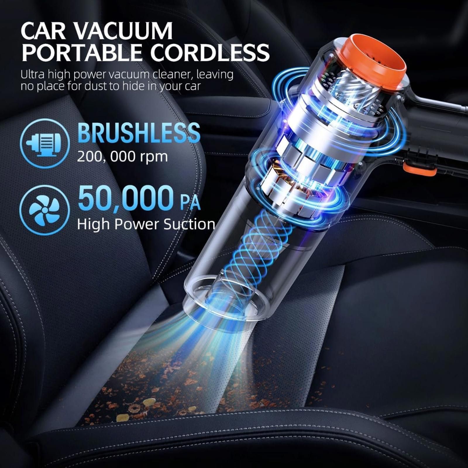 Other Cordless Handheld Vacuum Black, Bagless, Dual Batteries, 6-i Size ONE SIZE - 2 Thumbnail