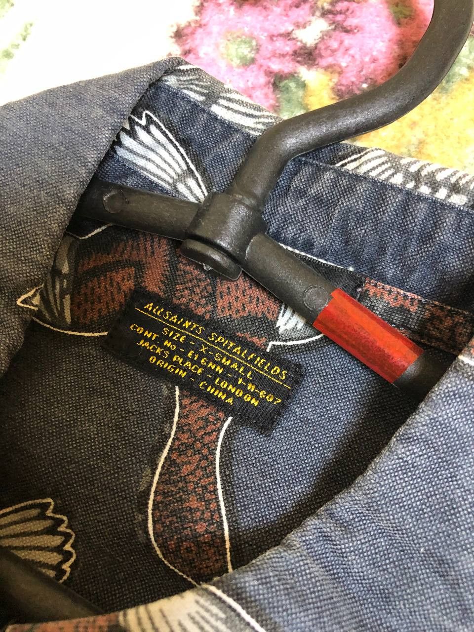 Allsaints Vintage bird print Shirt Allsaints crazy Y2K slim fit Size US XS / EU 42 / 0 - 8 Thumbnail