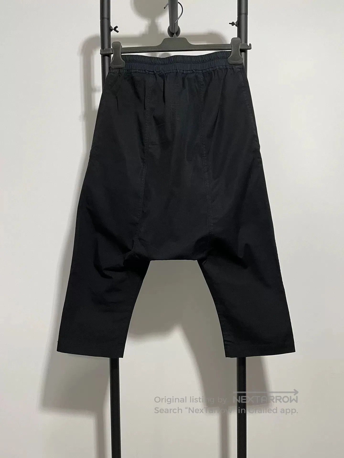 Rick Owens rick owens black cropped pants. Size US 34 / EU 50 - 2 Thumbnail