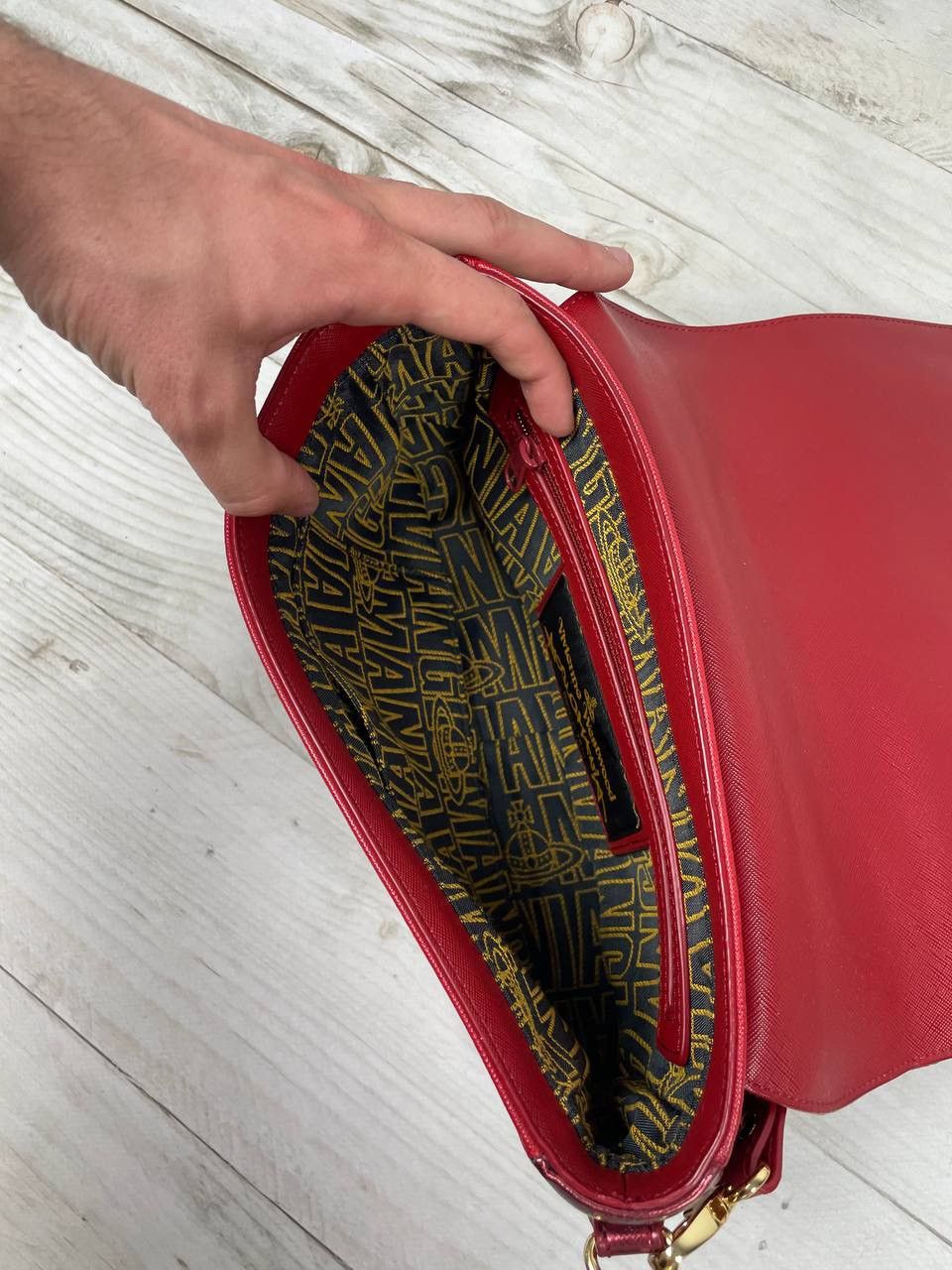 Vivienne Westwood Vivienne Westwood Anglomania Shoulders Bag Orb Leather Size ONE SIZE - 18 Thumbnail