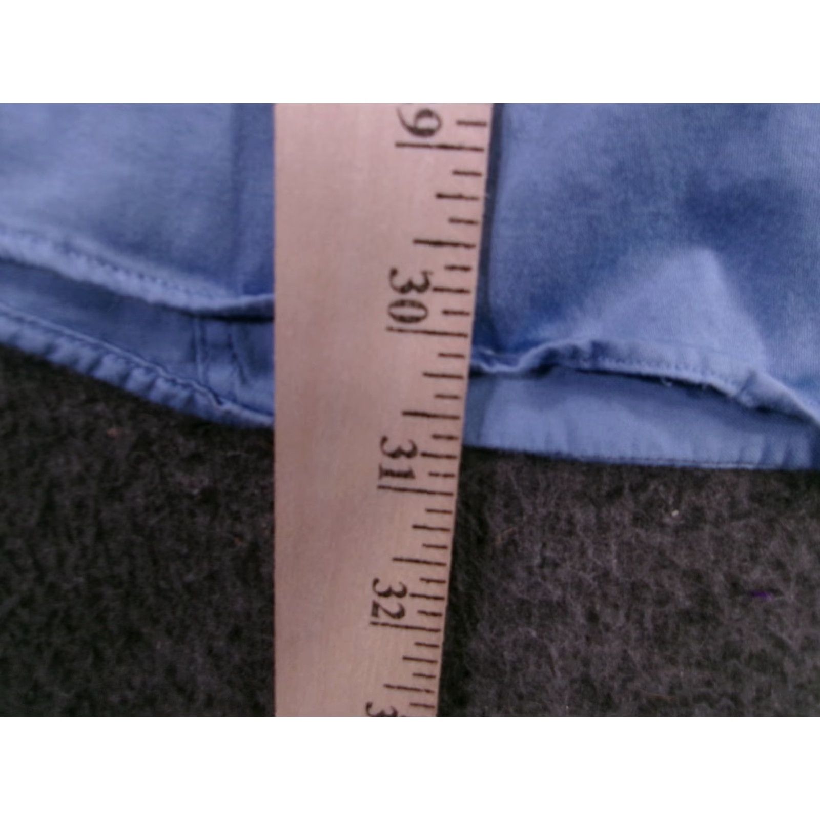 Calvin Klein Calvin Klein Dress Shirt Men 16 Regular Long Sleeve Blue Solid Cutaway Classic Business Size 42R - 5 Thumbnail