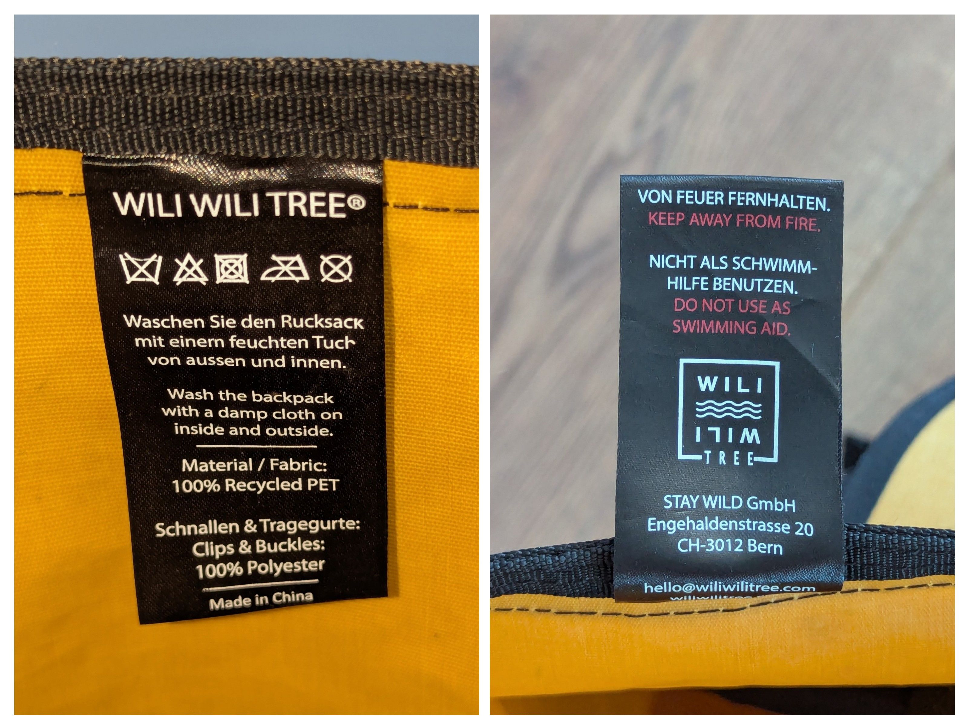 Other Wili Wili Tree Roll Top Backpack Light Sunset 20L Unisex Size ONE SIZE - 23 Thumbnail