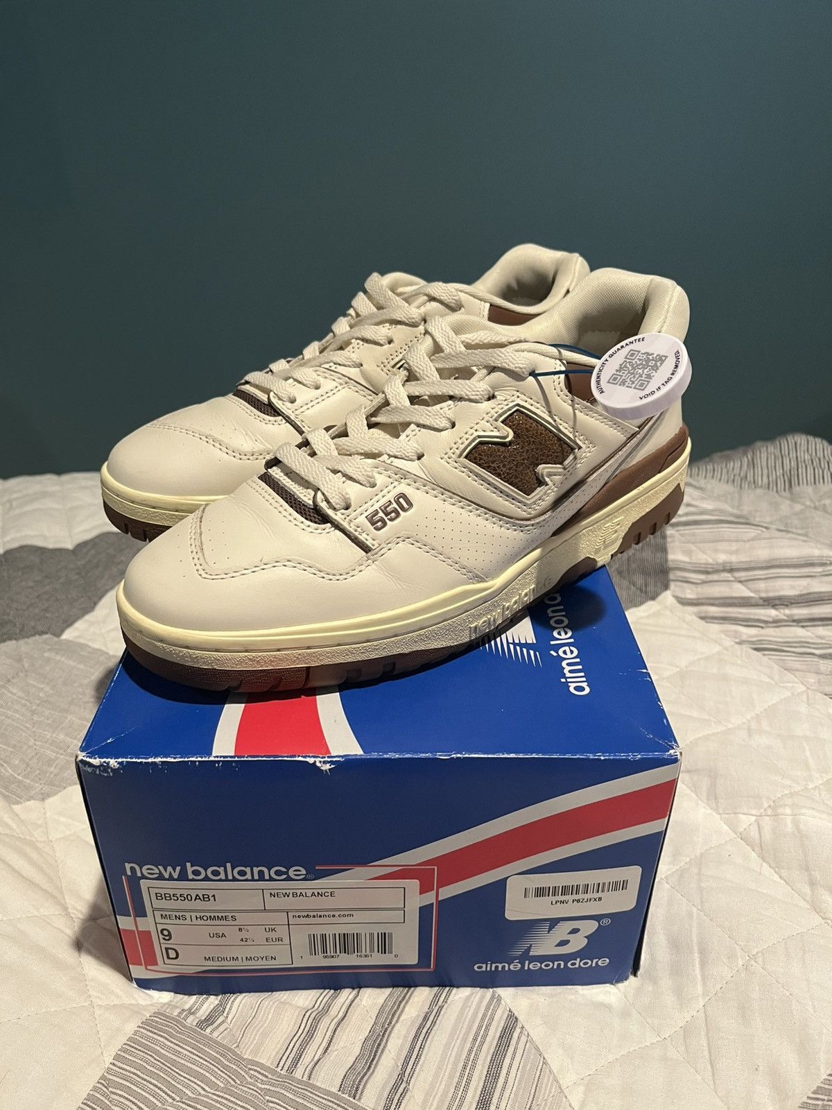 Aime Leon Dore × New Balance New Balance 550 x Aime Leon Dore "Brown" Size US 9 / EU 42 - 1 Thumbnail