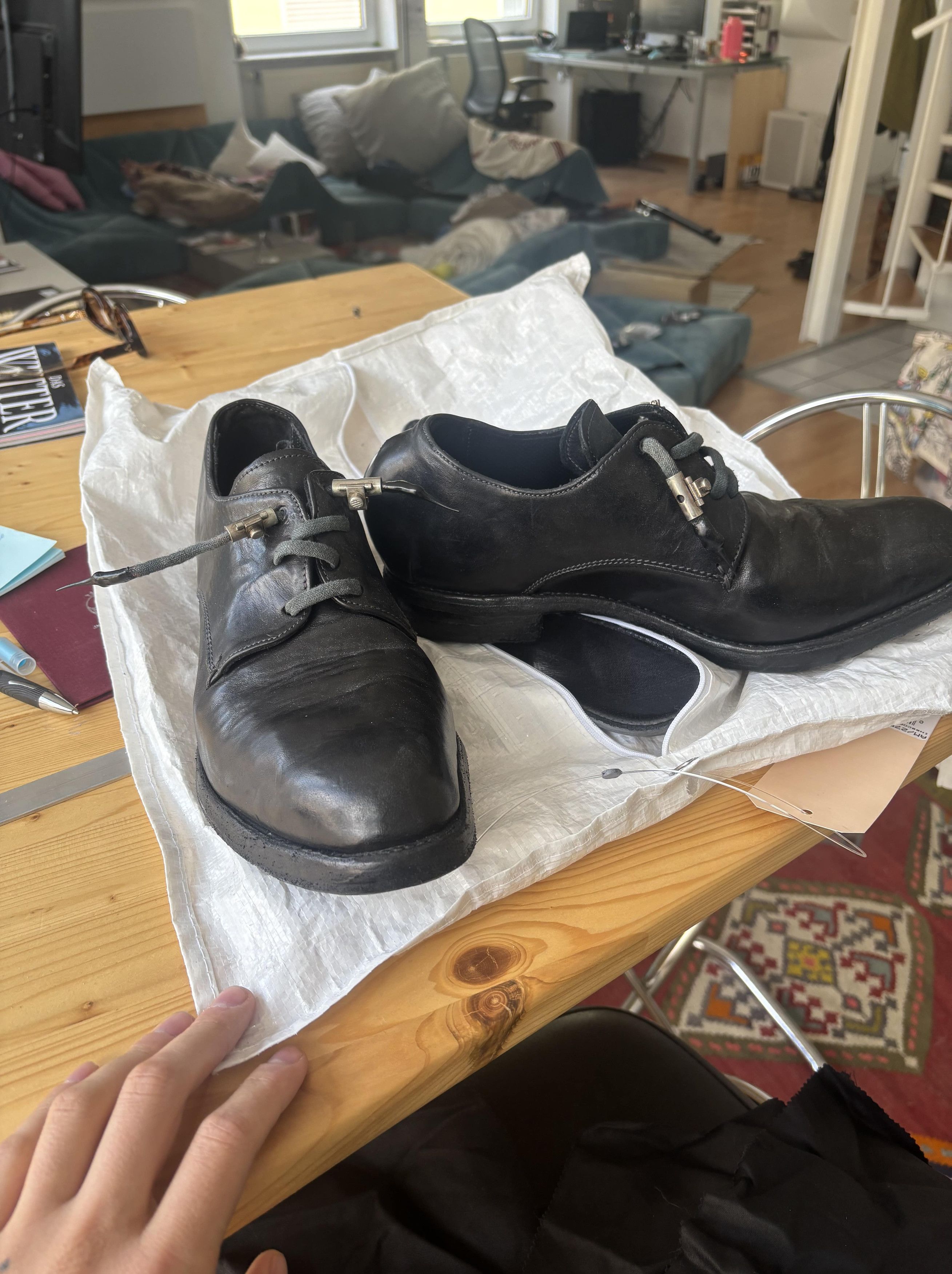 Carol Christian Poell AM 2755SP-IN Prosthetic Derbies 010 Size US 8.5 / EU 41-42 - 2 Thumbnail