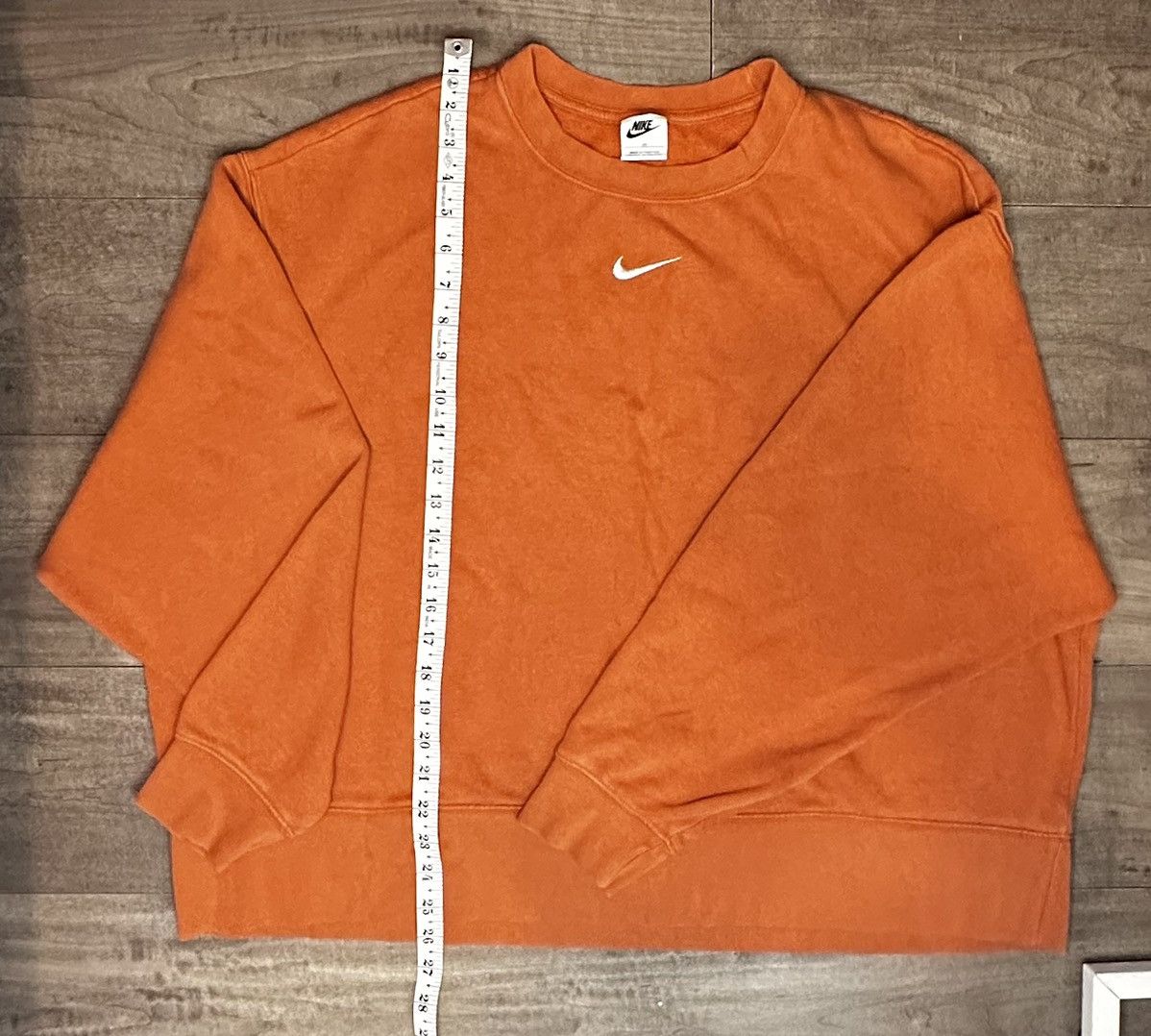 Nike Nike Orange Crewneck Sweatshirt Size XXL / US 16-18 / IT 52-54 - 7 Thumbnail