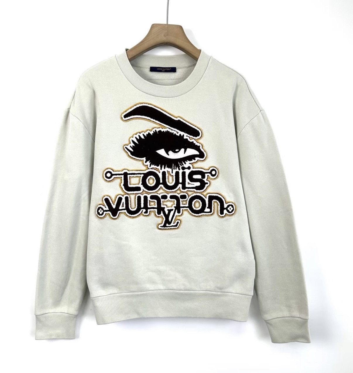 Louis Vuitton Gray Eye Graphic Sweatshirt, Size L Size US L / EU 52-54 / 3 - 1 Thumbnail