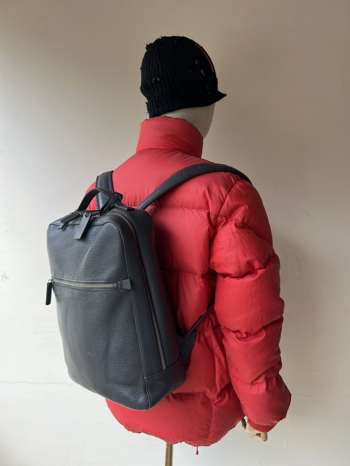 Leather Patina Leather Backpack Laptop Bag Sonne Japan Size ONE SIZE - 3 Thumbnail