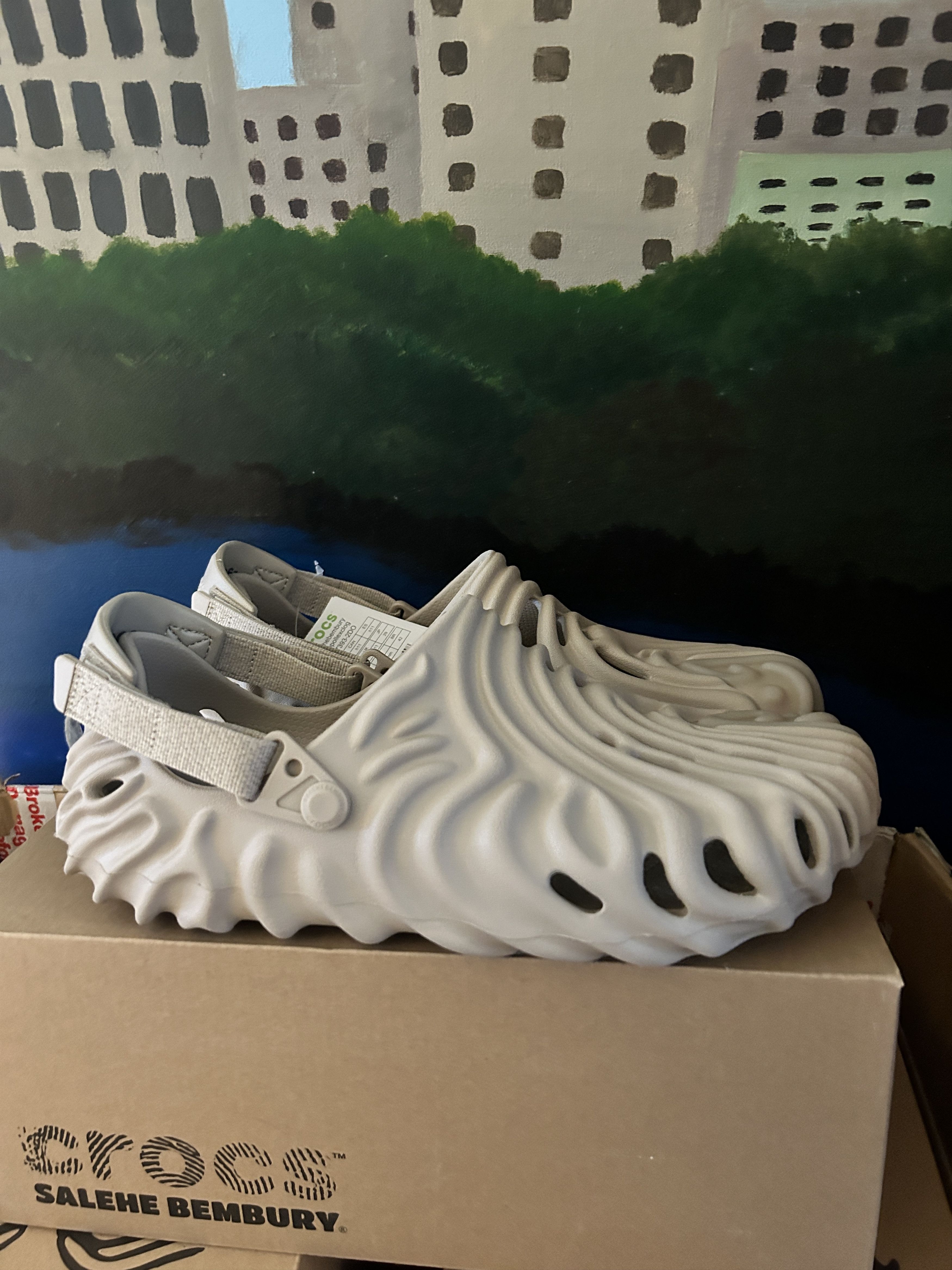 Crocs × Salehe Bembury Crocs Pollex Clog by Salehe Bembury Horchata Size US 11 / EU 44 - 1 Thumbnail