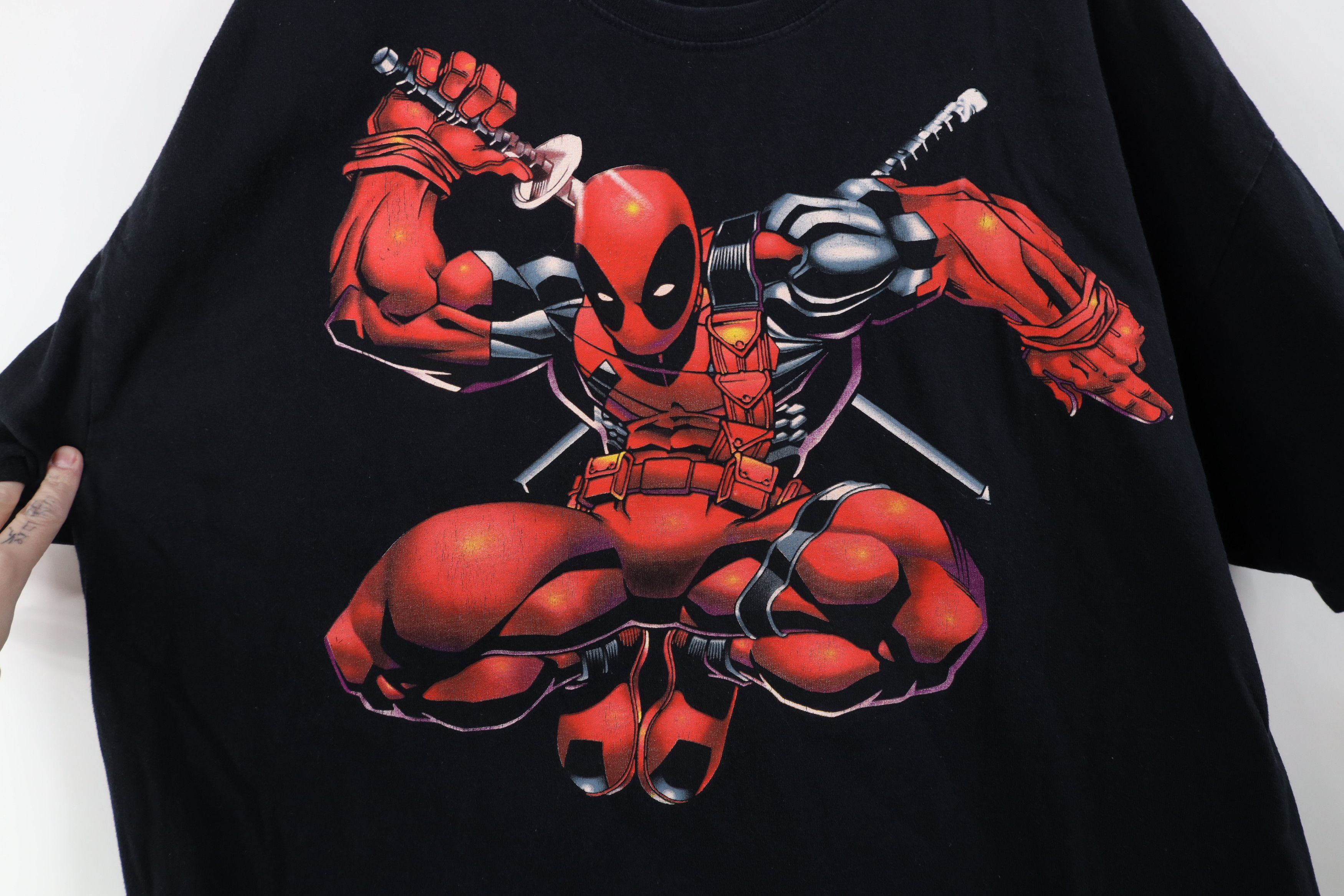 Vintage Vintage Y2K Marvel Comics Superhero Short Sleeve T-Shirt Size US XXL / EU 58 / 5 - 4 Thumbnail