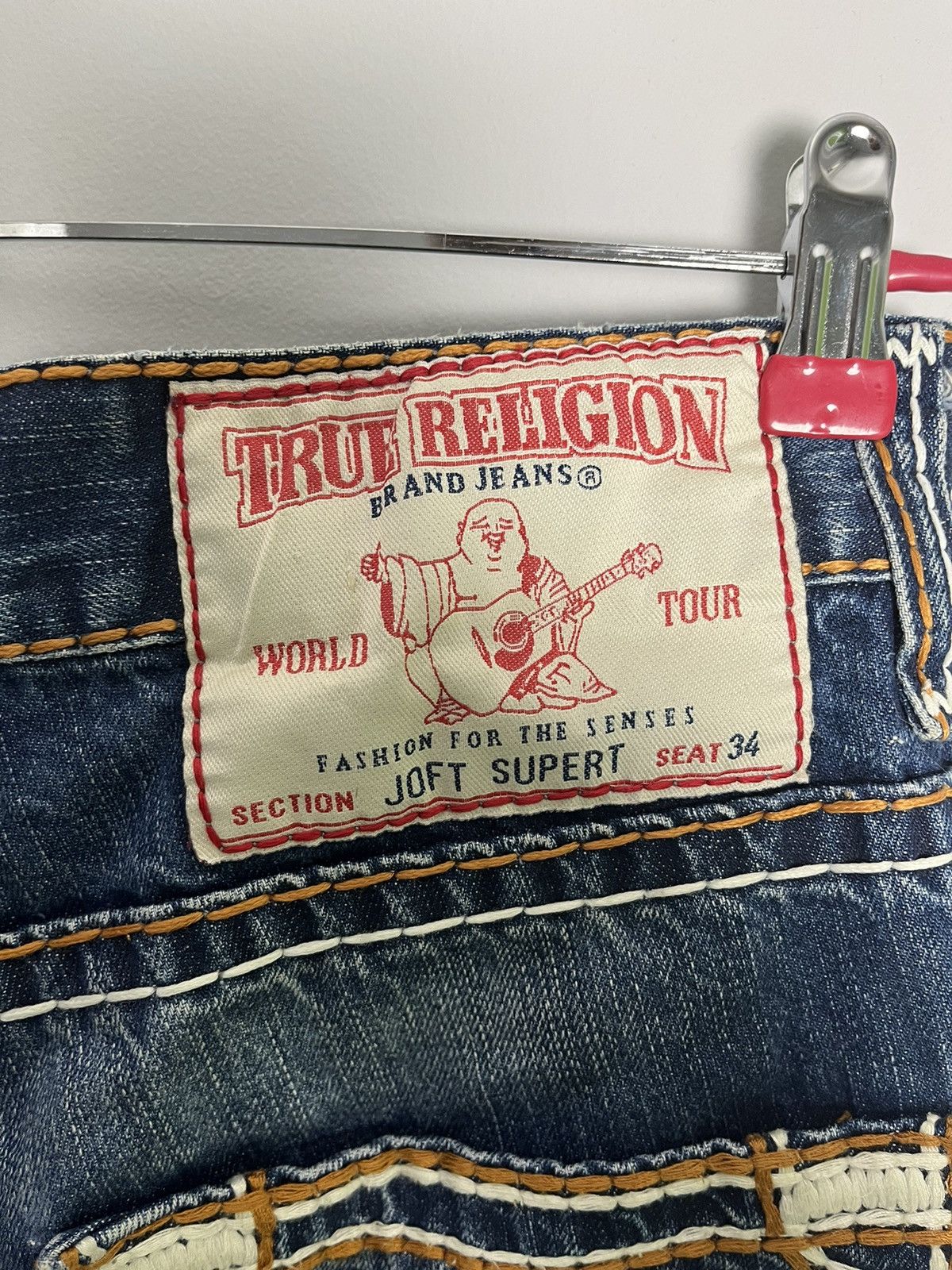 True Religion Vintage True Religion Jeans joft supert y2k Size US 32 / EU 48 - 3 Thumbnail