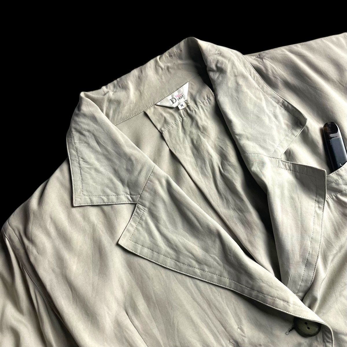 Dior MISS DIOR CROPPED RAYON BLEND CROPPED JACKET Size M / US 6-8 / IT 42-44 - 5 Thumbnail