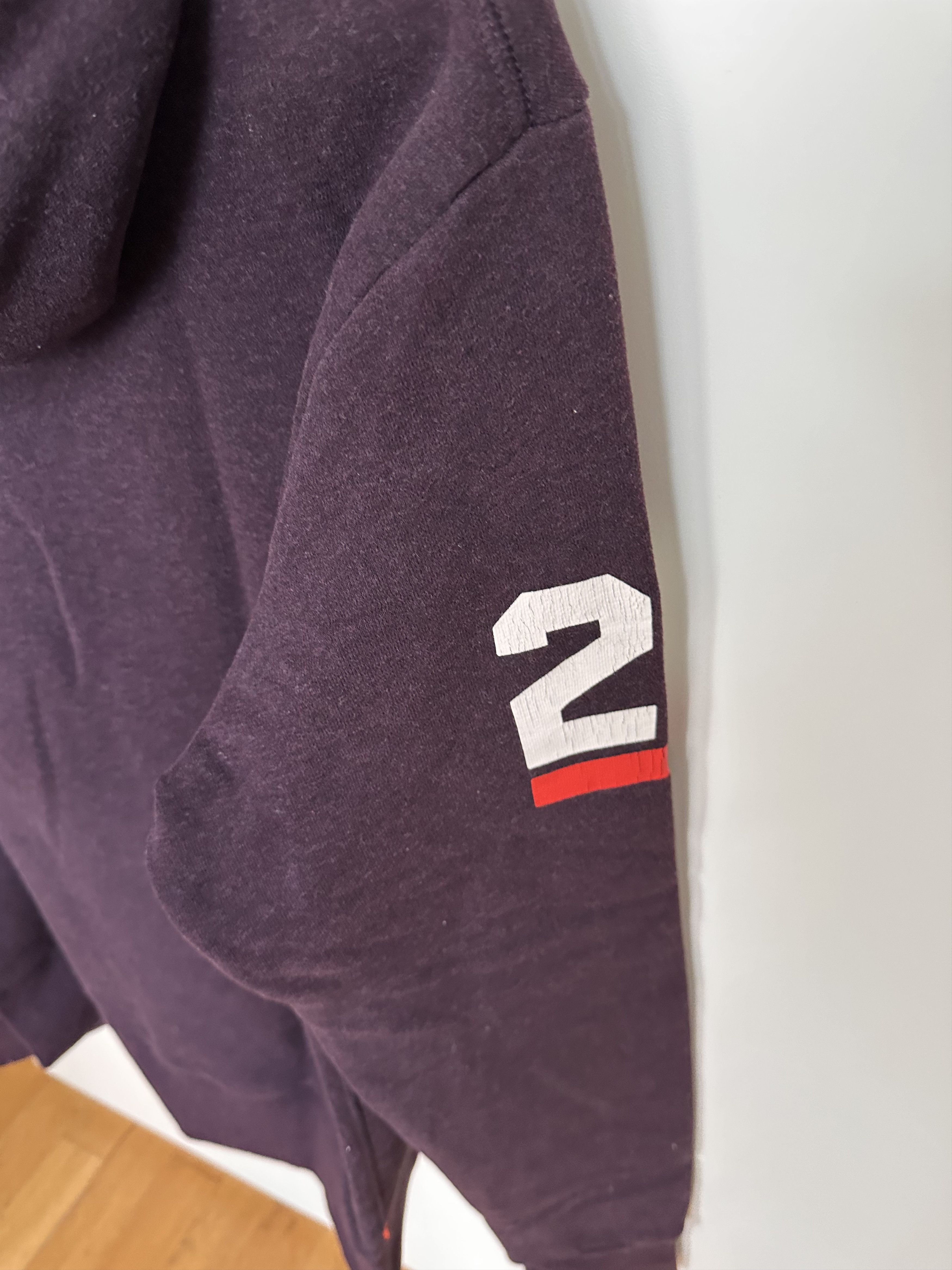 Superdry Superdry Vintage Logo Hoodie Burgundy – Size L Size US L / EU 52-54 / 3 - 3 Thumbnail
