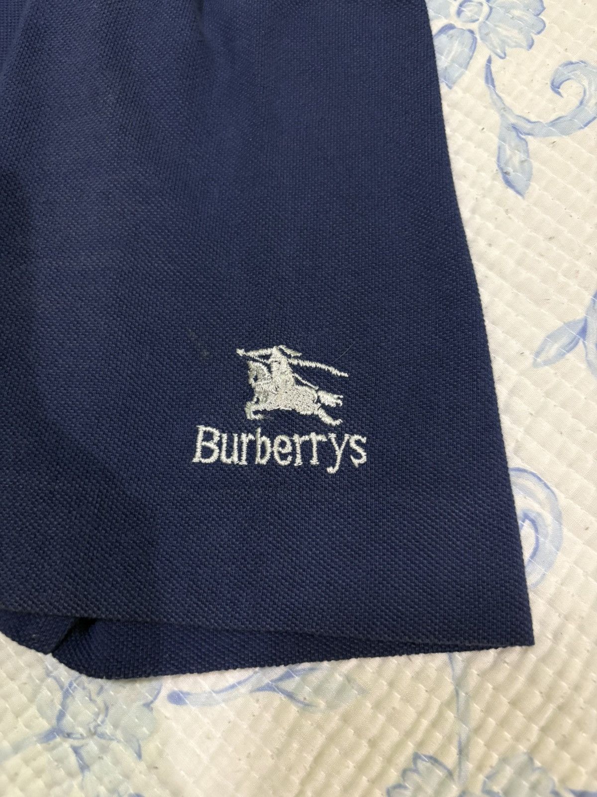 Burberry Burberrys Vintage Golf Polo Shirt Navy Valencia 90s Size US M / EU 48-50 / 2 - 13 Thumbnail