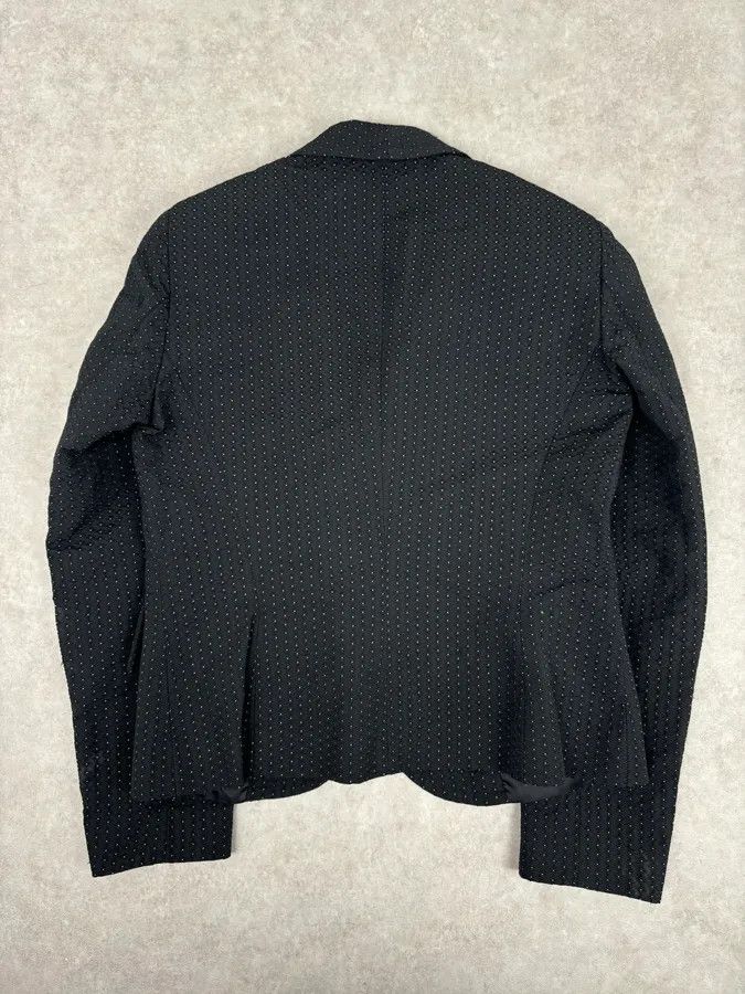 Alexander McQueen 2000s Alexander McQueen Black Wool Studded Blazer Size S / US 4 / IT 40 - 5 Thumbnail