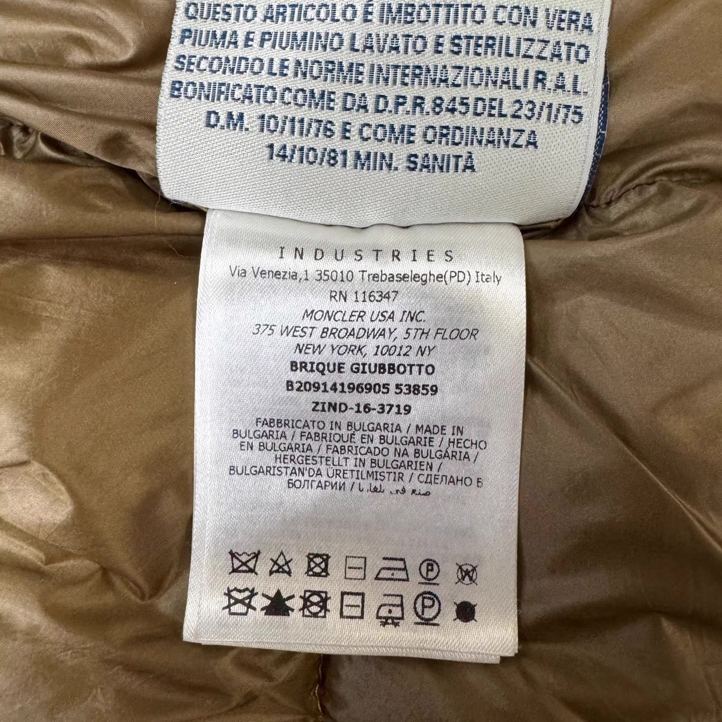 Moncler Moncler Yellow Down Jacket Q10 Size US L / EU 52-54 / 3 - 5 Thumbnail