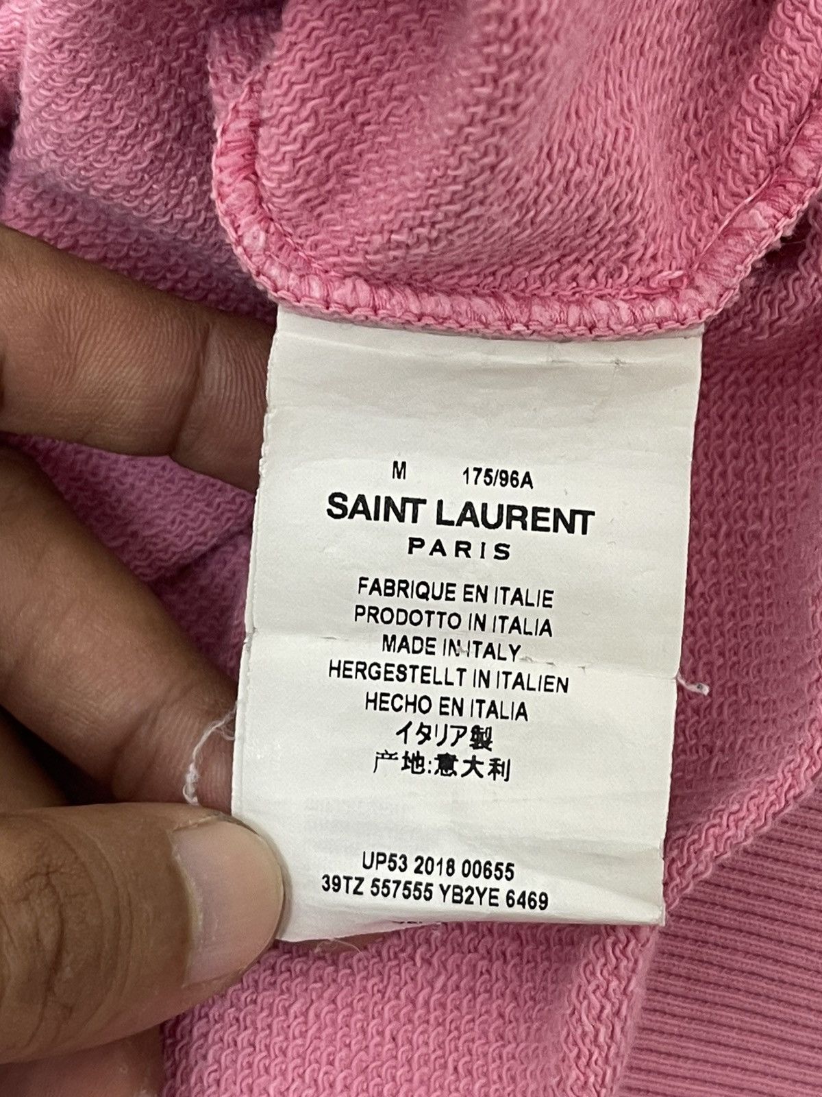 Saint Laurent Paris Hoodie Saint Laurent Paris Distress 6🟩7 j Size US M / EU 48-50 / 2 - 20 Thumbnail