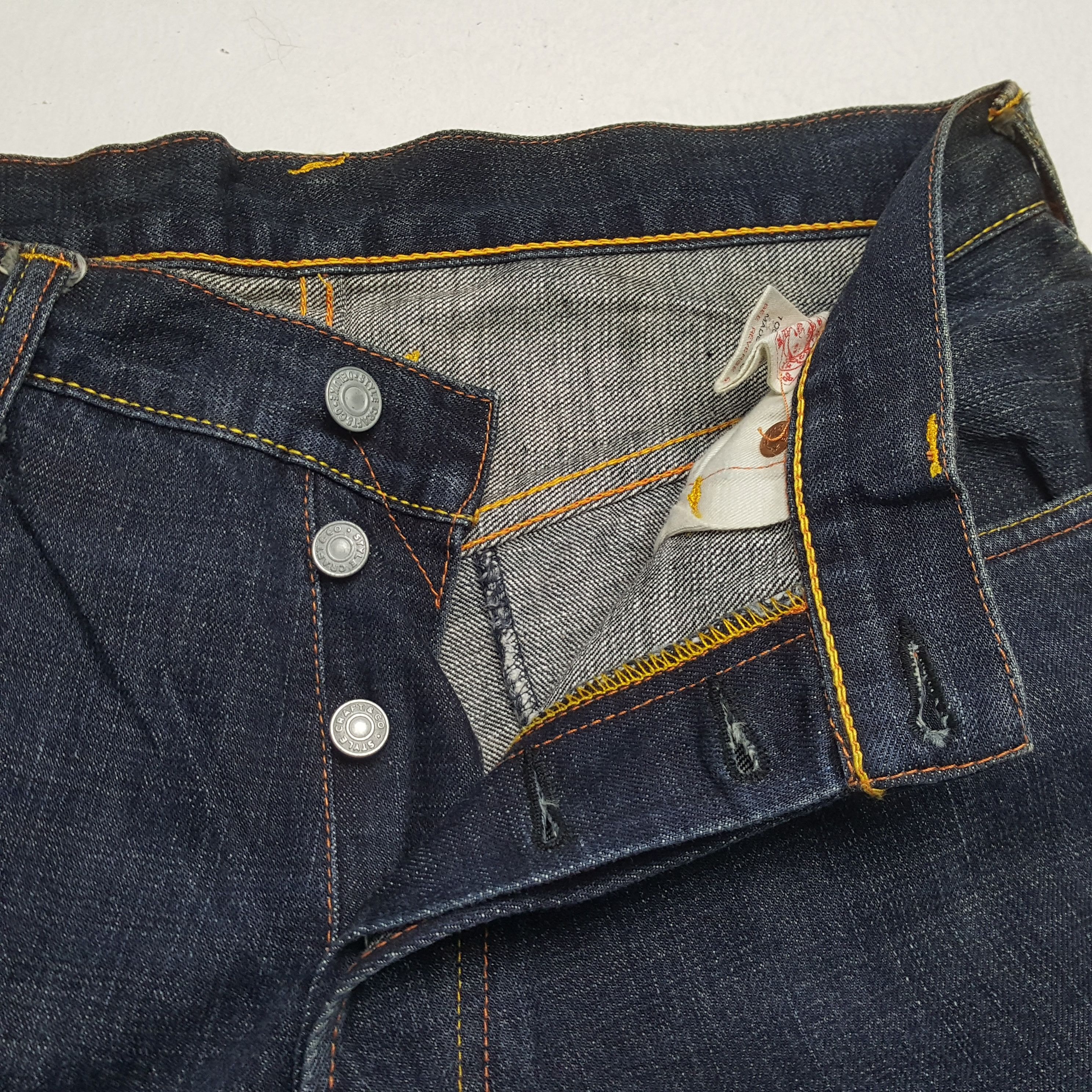 Evisu × Japanese Brand × Vintage Vintage EVISU Japanese Brand Daicock Rare Design Jeans Size US 31 - 12 Thumbnail