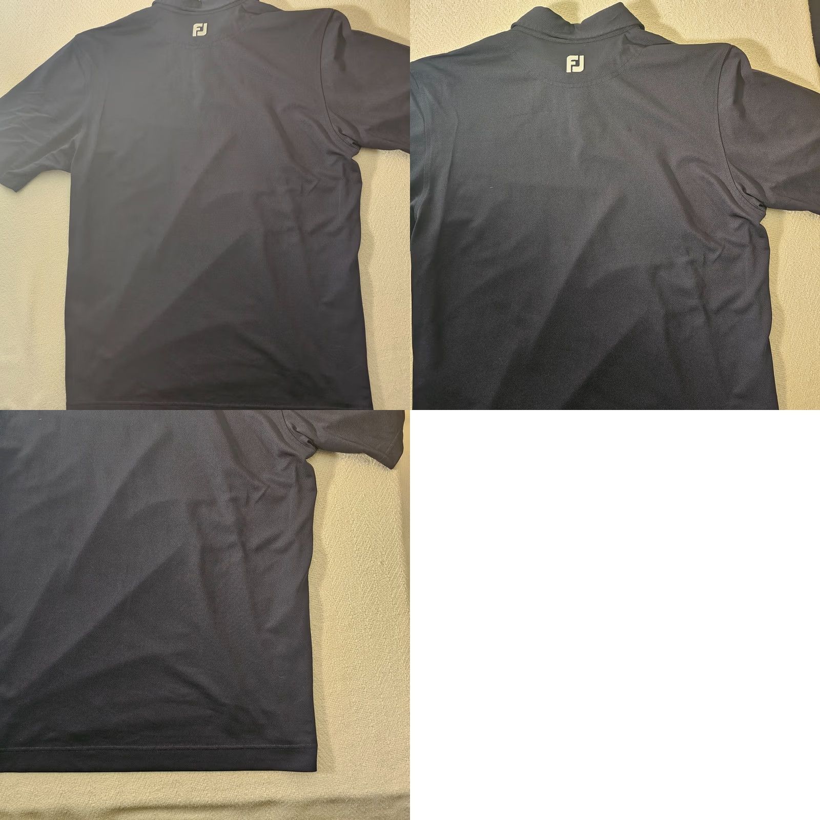 Footjoy FootJoy Polo Shirt Golf Spread Collar Navy Blue 46 Chest Regular Fit Short Sleeve Stretch Polyester Spandex Men XL L-shirt? Size US L / EU 52-54 / 3 - 8 Thumbnail