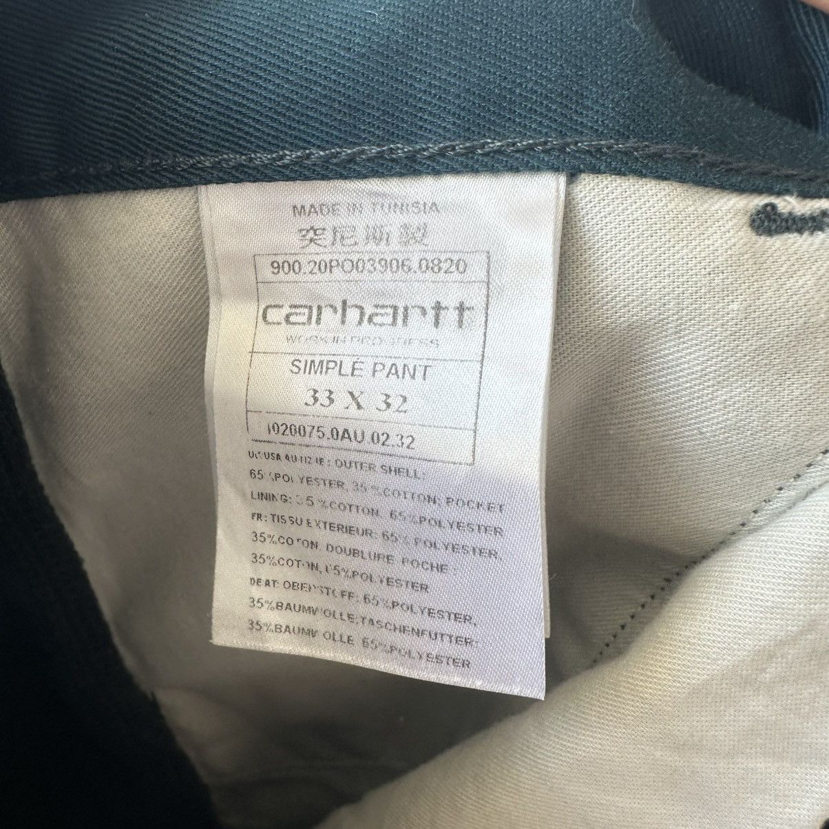 Carhartt Wip Carhartt simple pants loose fit baggy vintage Size US 33 - 4 Thumbnail