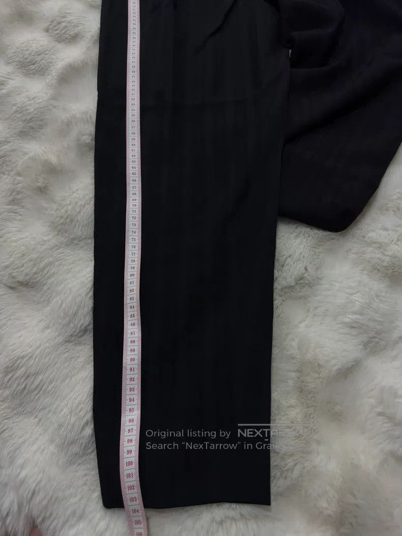 Saint Laurent Paris Saint Laurent Paris Dark Striped Men's Dress Pants Size US 34 / EU 50 - 9 Thumbnail