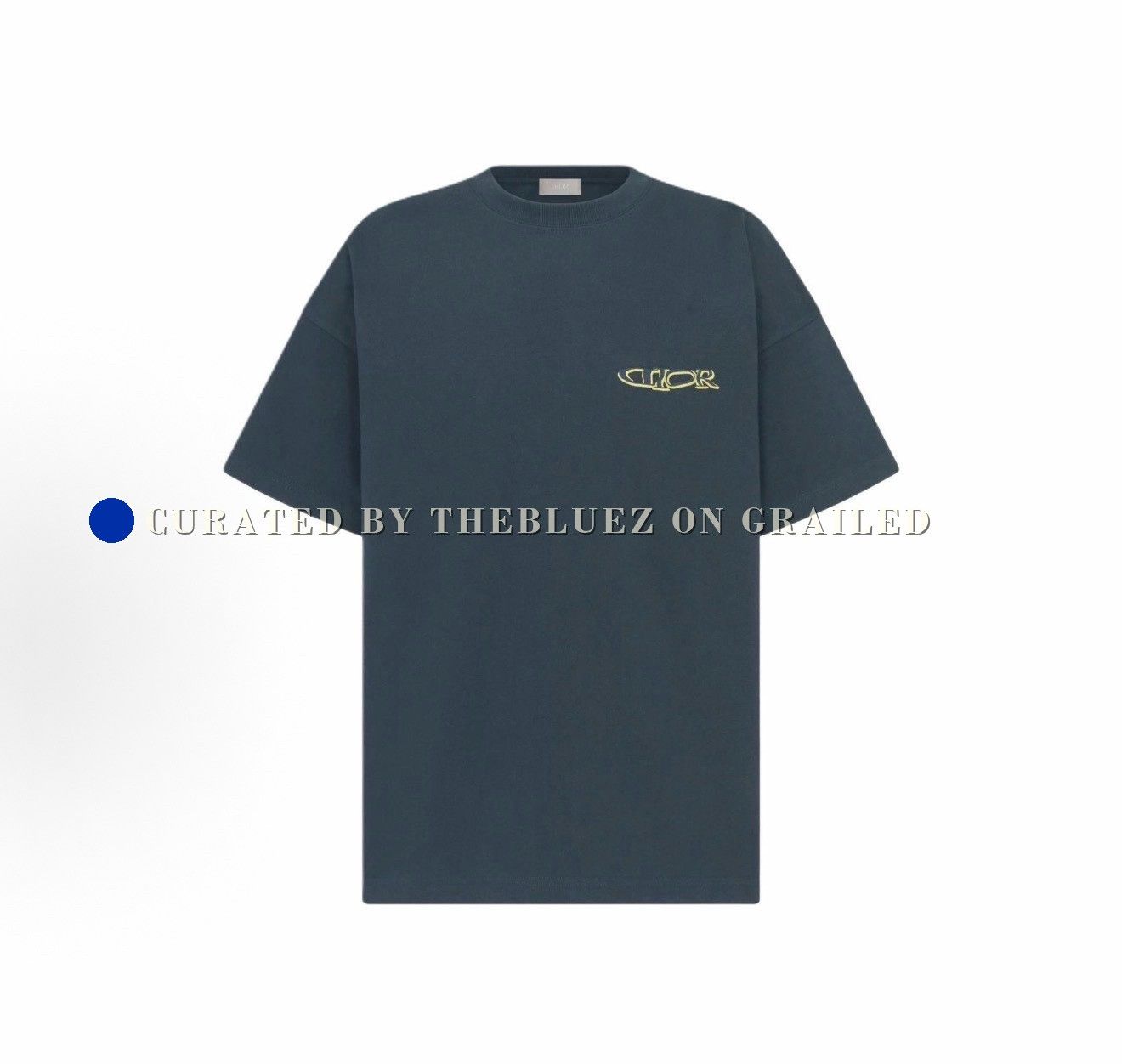 Dior Dior Embroidered Letter Short Sleeve T-Shirt Size US L / EU 52-54 / 3 - 1 Thumbnail