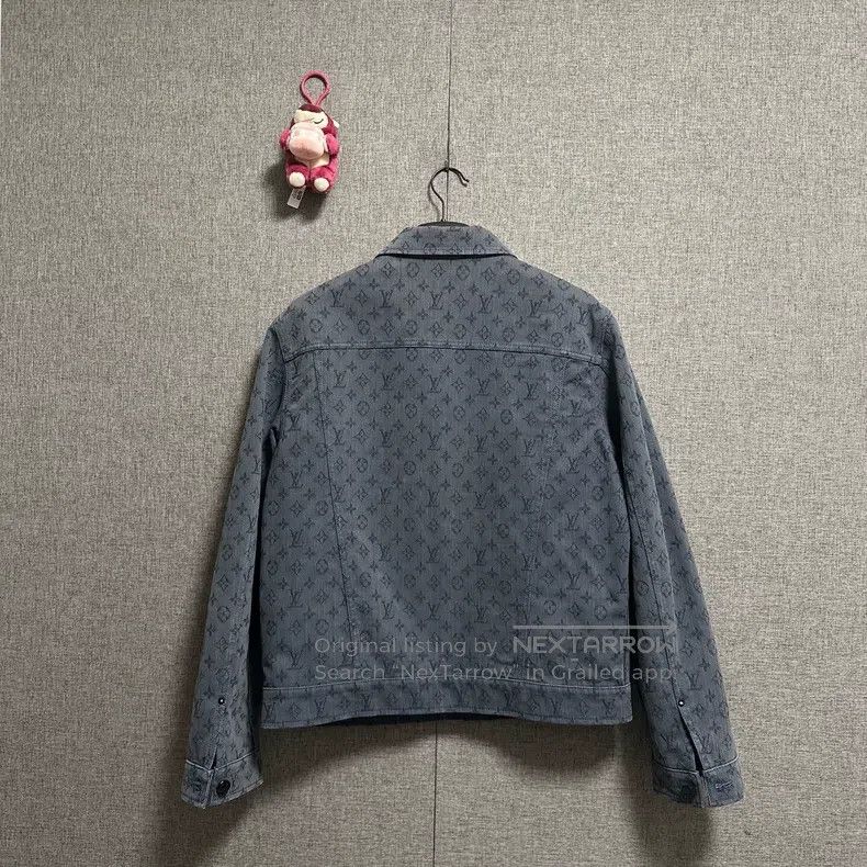 Louis Vuitton Louis Vuitton Full print denim jacket Size US M / EU 48-50 / 2 - 2 Thumbnail