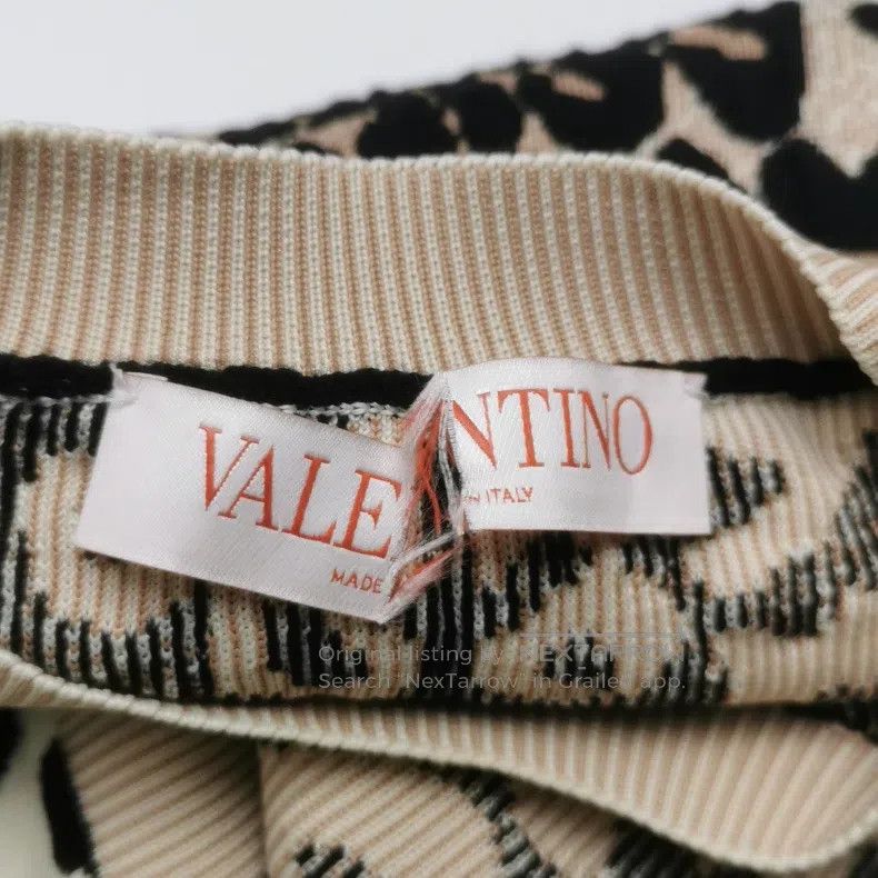 Valentino Valentino Wool-blend contrast crewneck knit Size S / US 4 / IT 40 - 5 Thumbnail