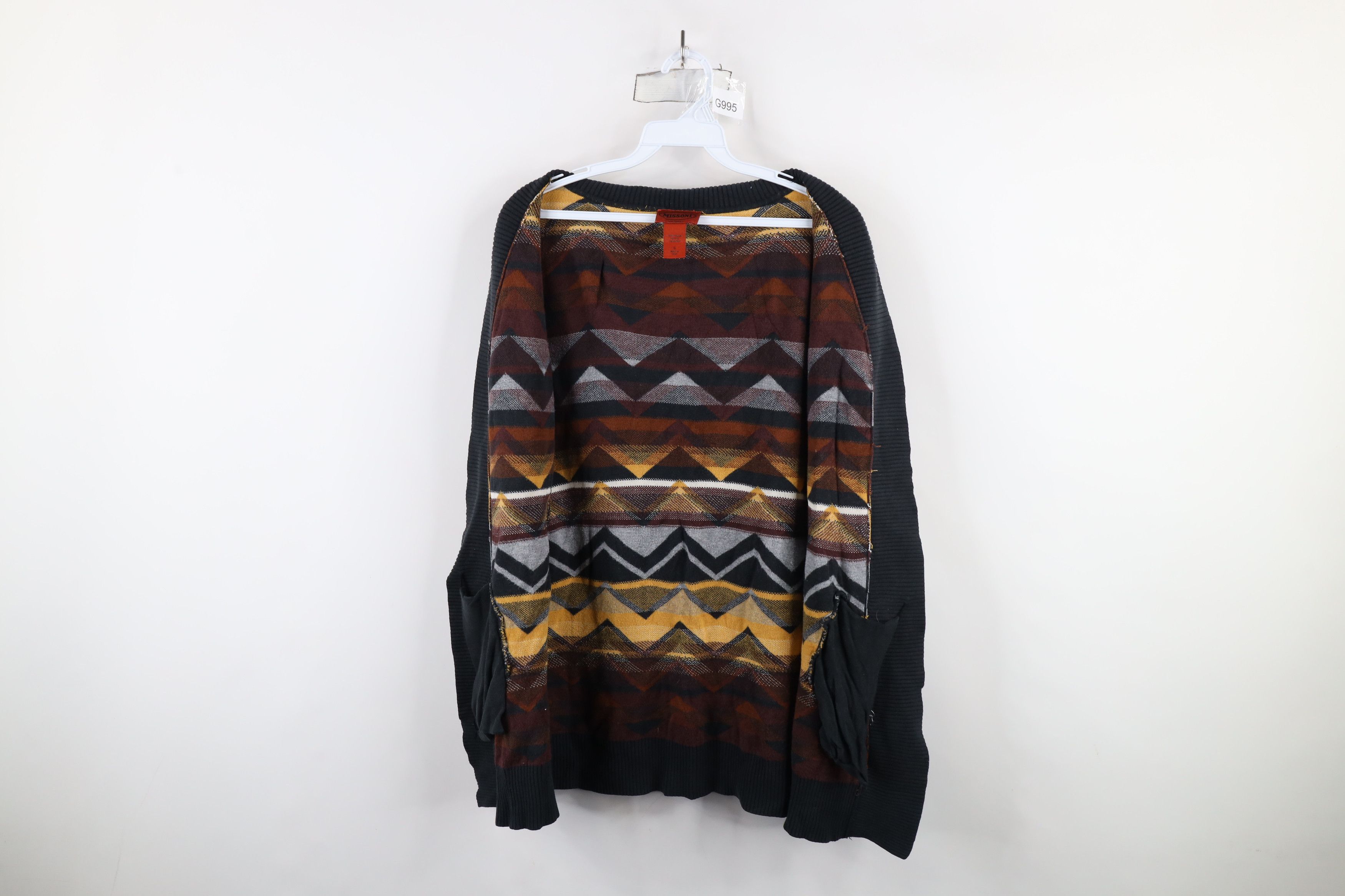 Missoni × Vintage Missoni For Target Zig Zag Knit Open Front Cardigan Sweater Size S / US 4 / IT 40 - 8 Thumbnail