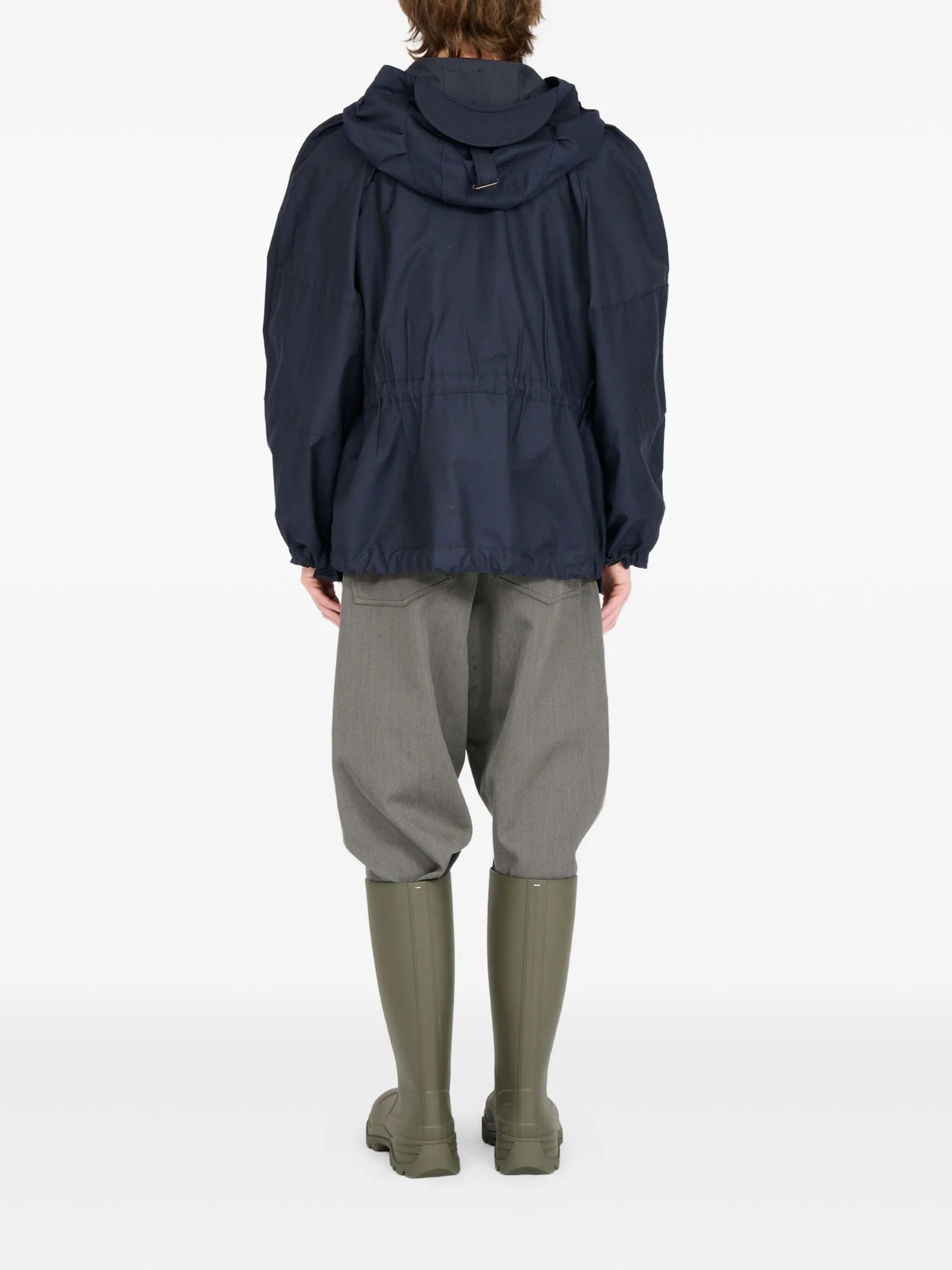 Maison Margiela o1w1db10526 Wind-proof Sports Jacket in Navy Blue Size US M / EU 48-50 / 2 - 4 Thumbnail