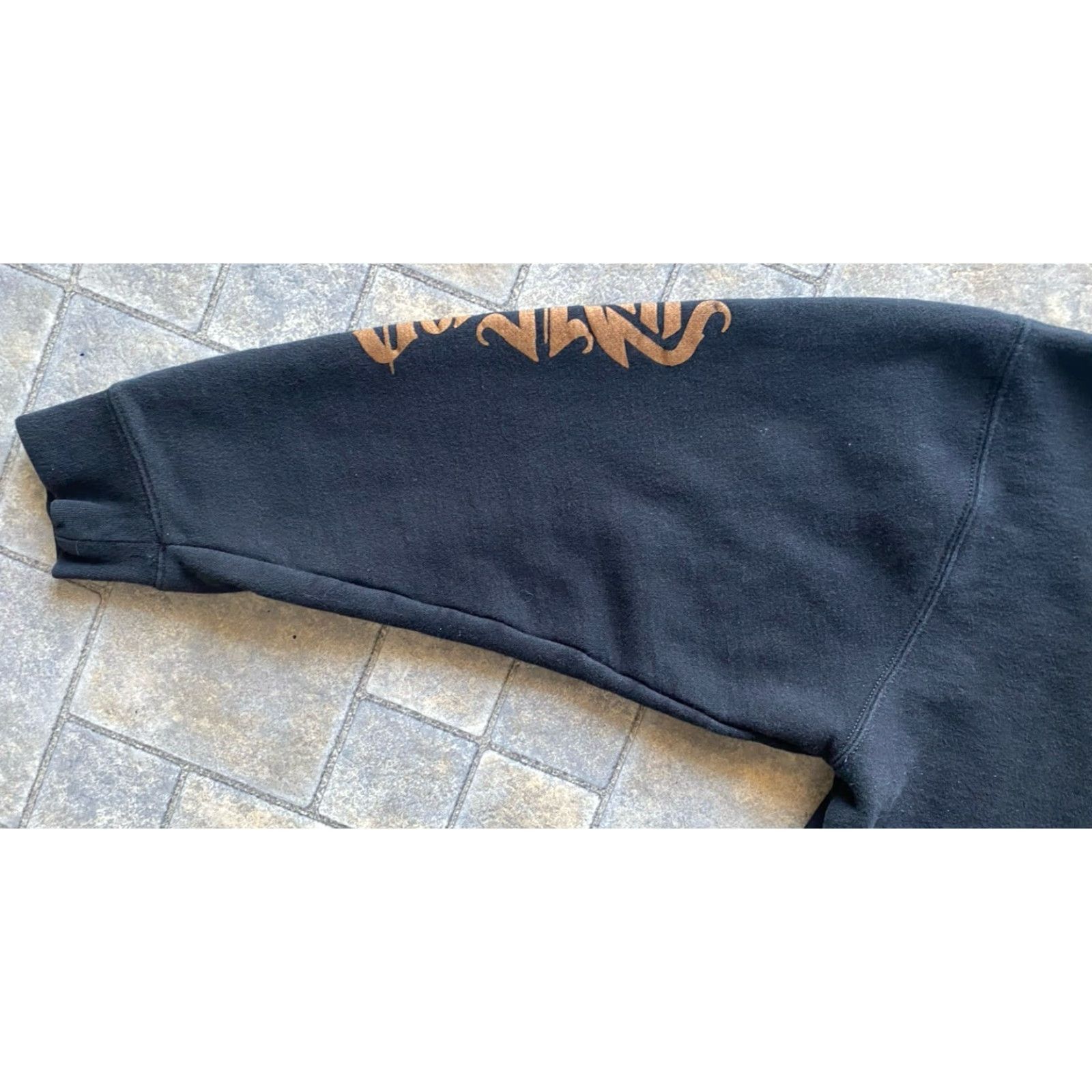 Vintage Jelly Roll MENS Large Backroad Baptism Tour 2023 Black/Gold Zip Hoodie Jacket Men's L Full Zip Zipper Graphic Print Size US L / EU 52-54 / 3 - 7 Thumbnail