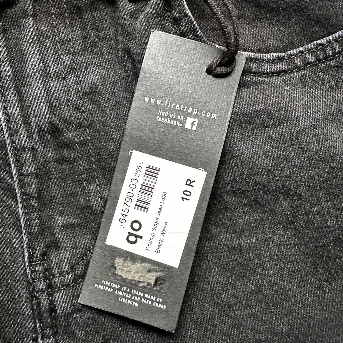 Firetrap Firetrap Women's Straight Leg Jeans Black Size UK 10 Size 28" / US 6 / IT 42 - 7 Thumbnail