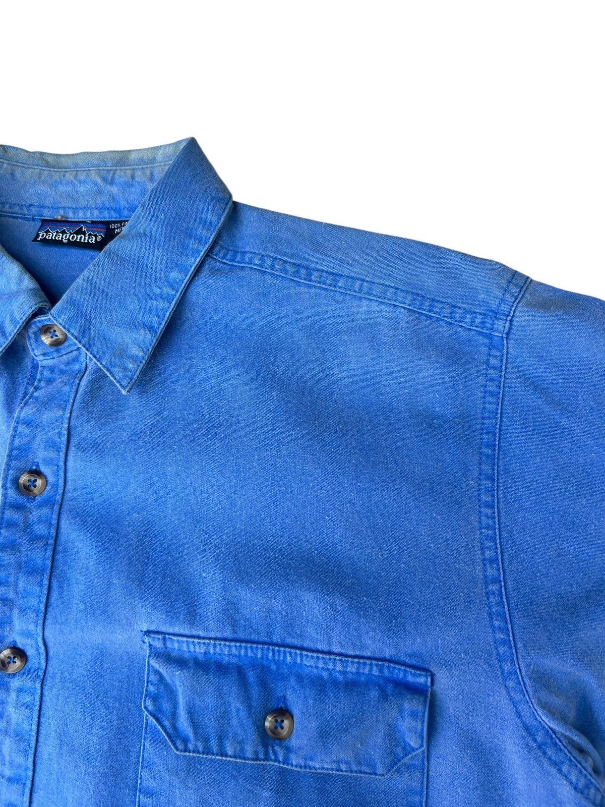 Patagonia Vintage 90s Patagonia Waxed Cotton Canvas Shirt Oversized Size US L / EU 52-54 / 3 - 9 Thumbnail