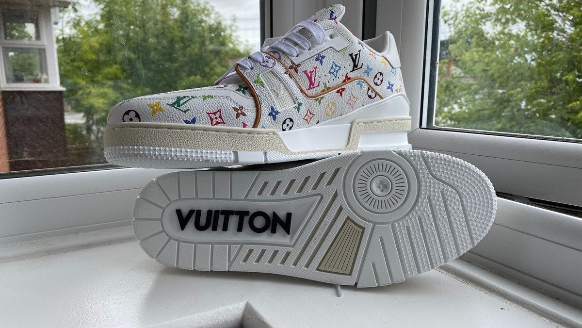 Louis Vuitton × Takashi Murakami LV x TM Trainer Sneaker Size US 9 / EU 42 - 9 Thumbnail
