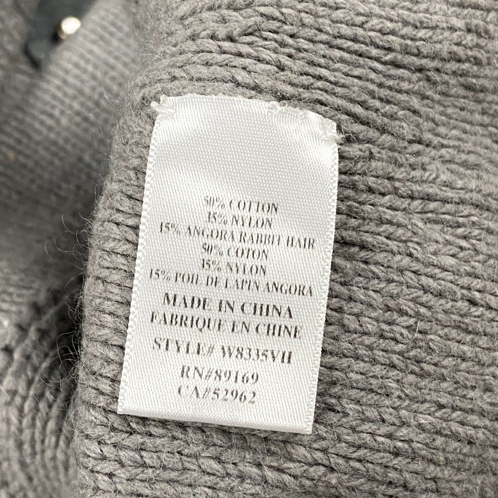 Vintage GENERRA WOMENS CARDIGAN GREY SIZE L CROPPED PREPPY KNIT BUTTON-UP LONG SLEEVE Size L / US 10 / IT 46 - 4 Thumbnail