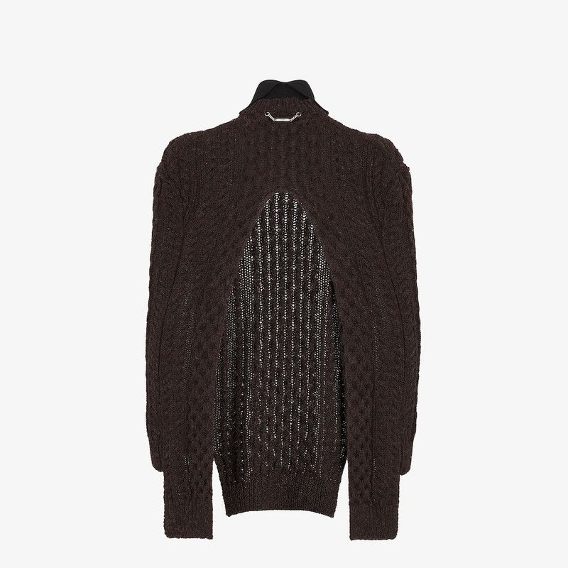 Fendi o1loc1c0426 Jumper in Brown Size M / US 6-8 / IT 42-44 - 2 Thumbnail