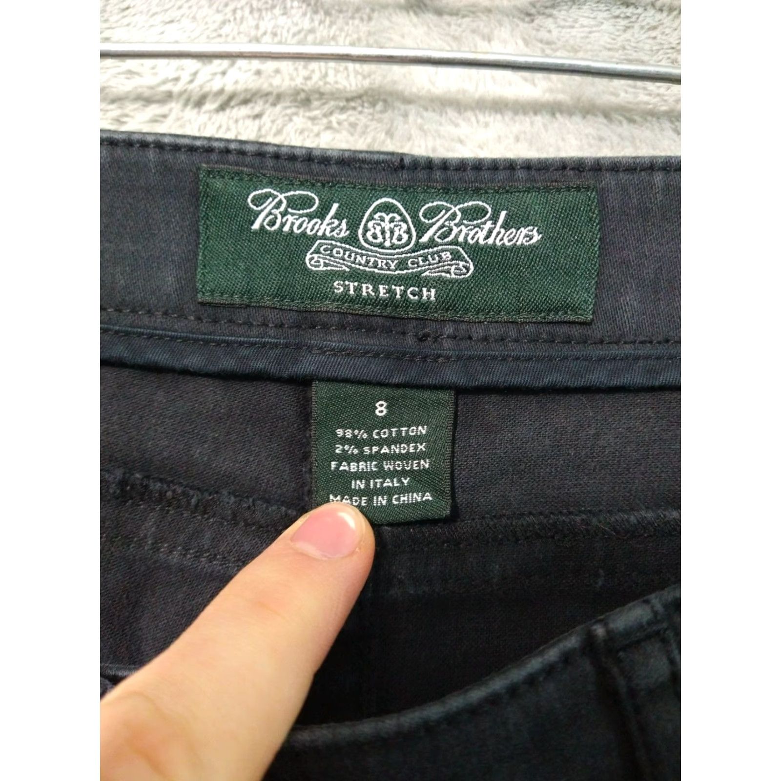 Brooks Brothers Brooks Brothers Pants Womens 8 Blue Chino City Preppy Straight Leg Casual Workwear Stretch Twill Size 30" / US 8 / IT 44 - 7 Thumbnail