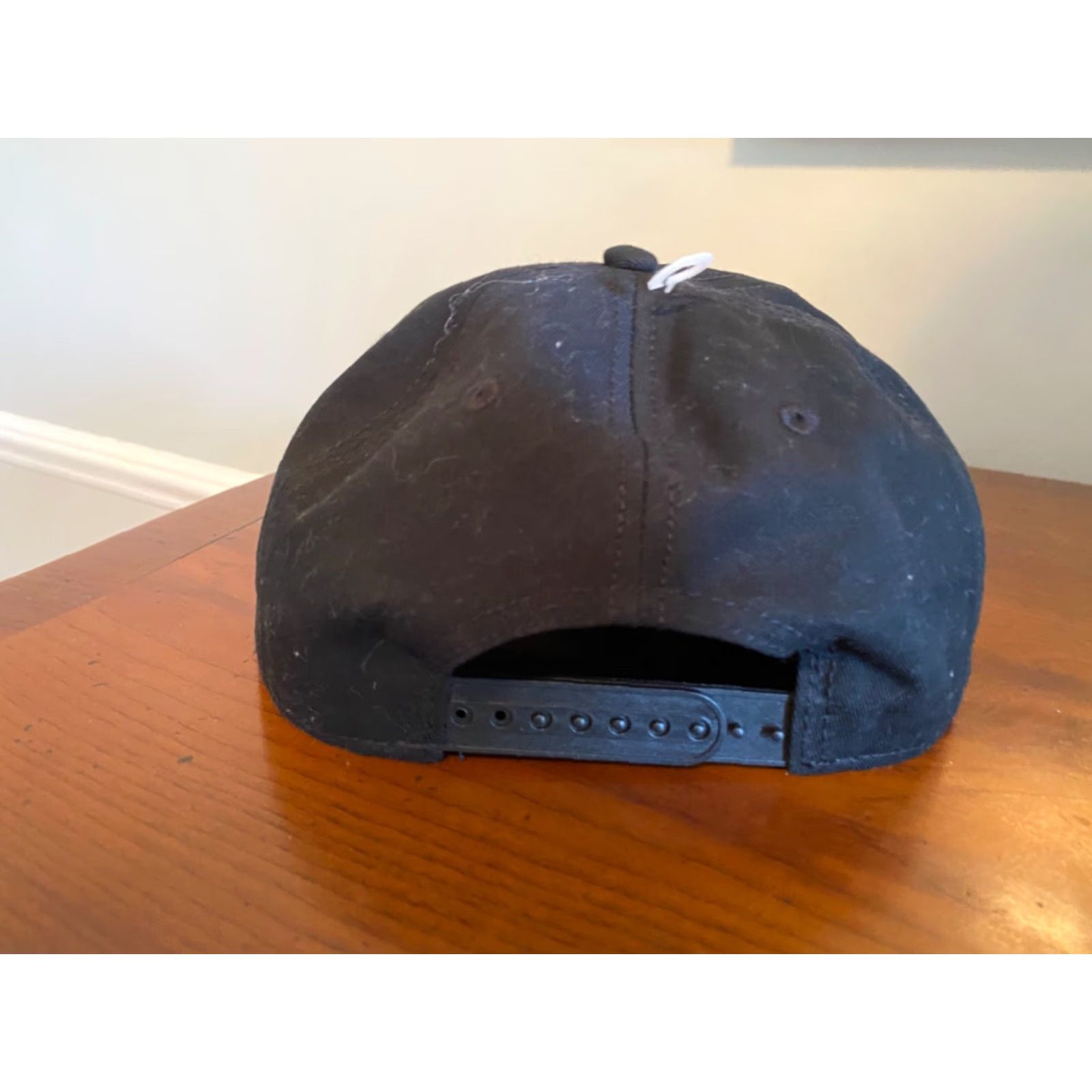 Vintage Miller Genuine Draft Beer Rope Hat Snapback Trucker Cap Hat Mad Engine Men Adjustable Black Cotton Polyester Canvas Breed: Eddie (Pattern: Solid) Size ONE SIZE - 4 Thumbnail