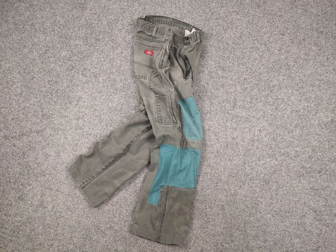 Dickies Vintage Dickies Faded Canvas Patchwork USA Style Skate Pants Size US 34 / EU 50 - 3 Thumbnail