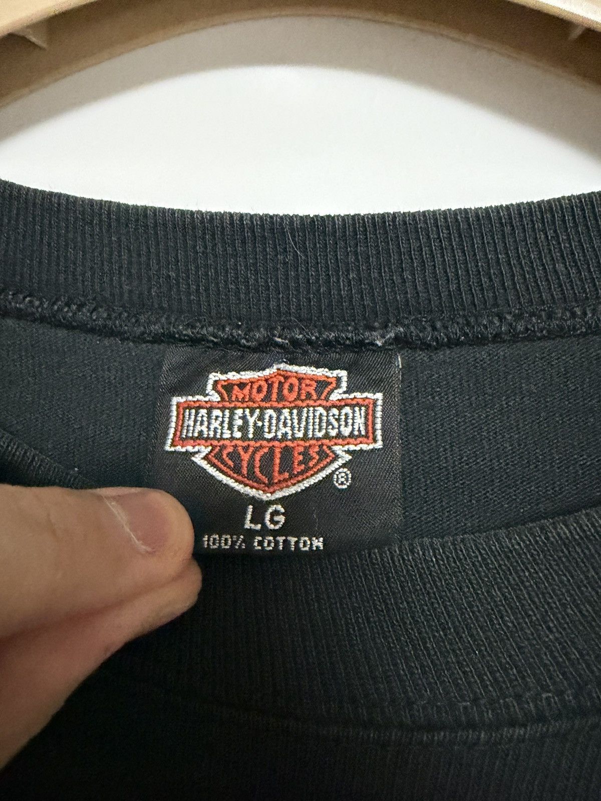 Vintage 90s vintage harley davidson lightening long sleeve Size US L / EU 52-54 / 3 - 6 Thumbnail