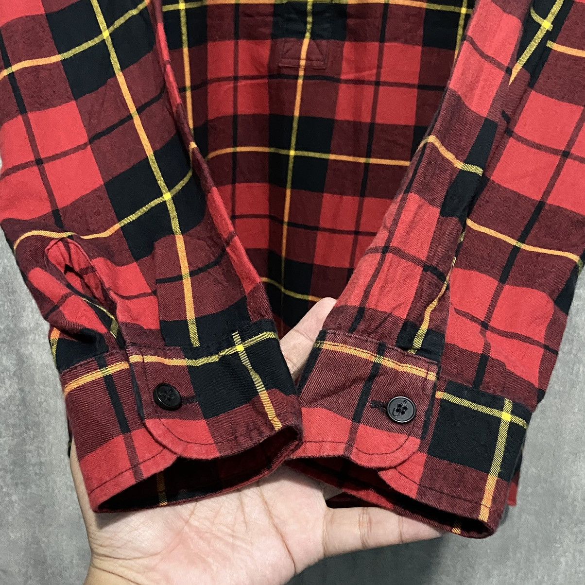 Flannel × JW Anderson × Uniqlo Uniqlo x JW.Anderson Checker Flannel Half Button Size US L / EU 52-54 / 3 - 8 Thumbnail