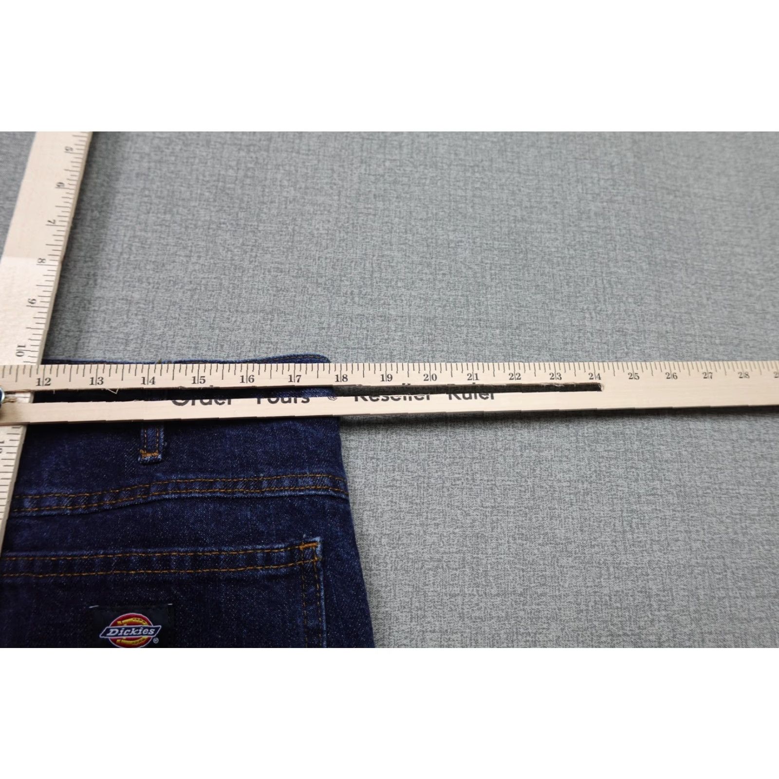 Dickies Dickies Jeans Men 36x30 Blue Denim Straight Leg Classic Fit Work Pants Dark Wash Black? Size US 36 / EU 52 - 7 Thumbnail