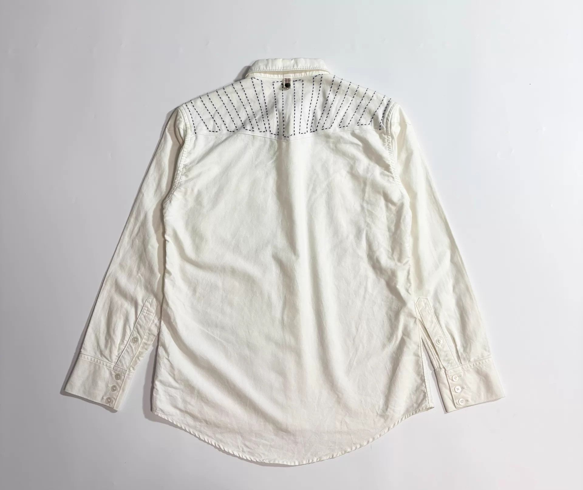 Visvim VISVIM GIZA Sashiko Shirt Size 2 Pre - owned Limited Size US M / EU 48-50 / 2 - 3 Thumbnail