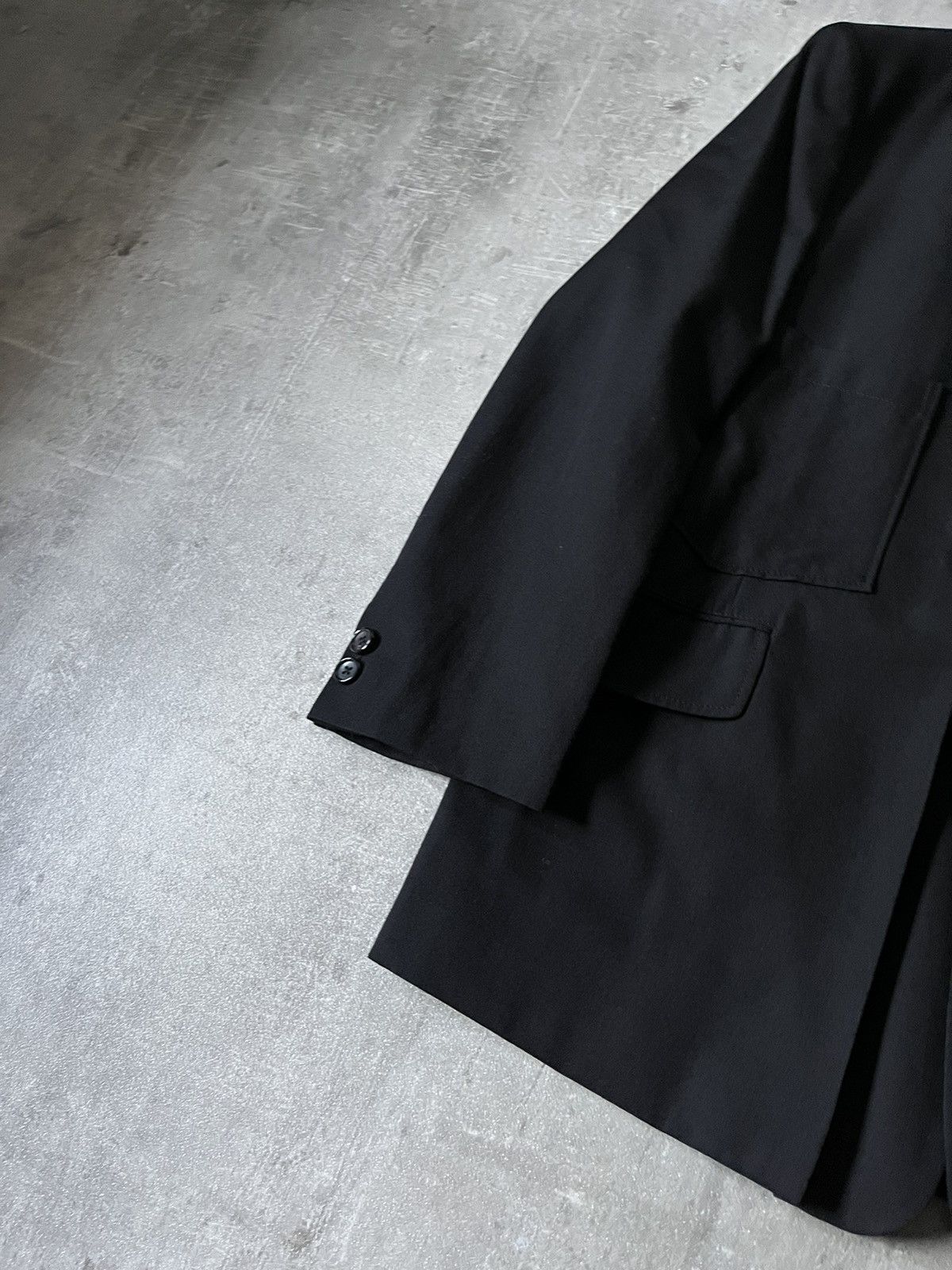 Yohji Yamamoto Vintage Yohji Yamamoto runway black blazer very rare Size US M / EU 48-50 / 2 - 4 Thumbnail
