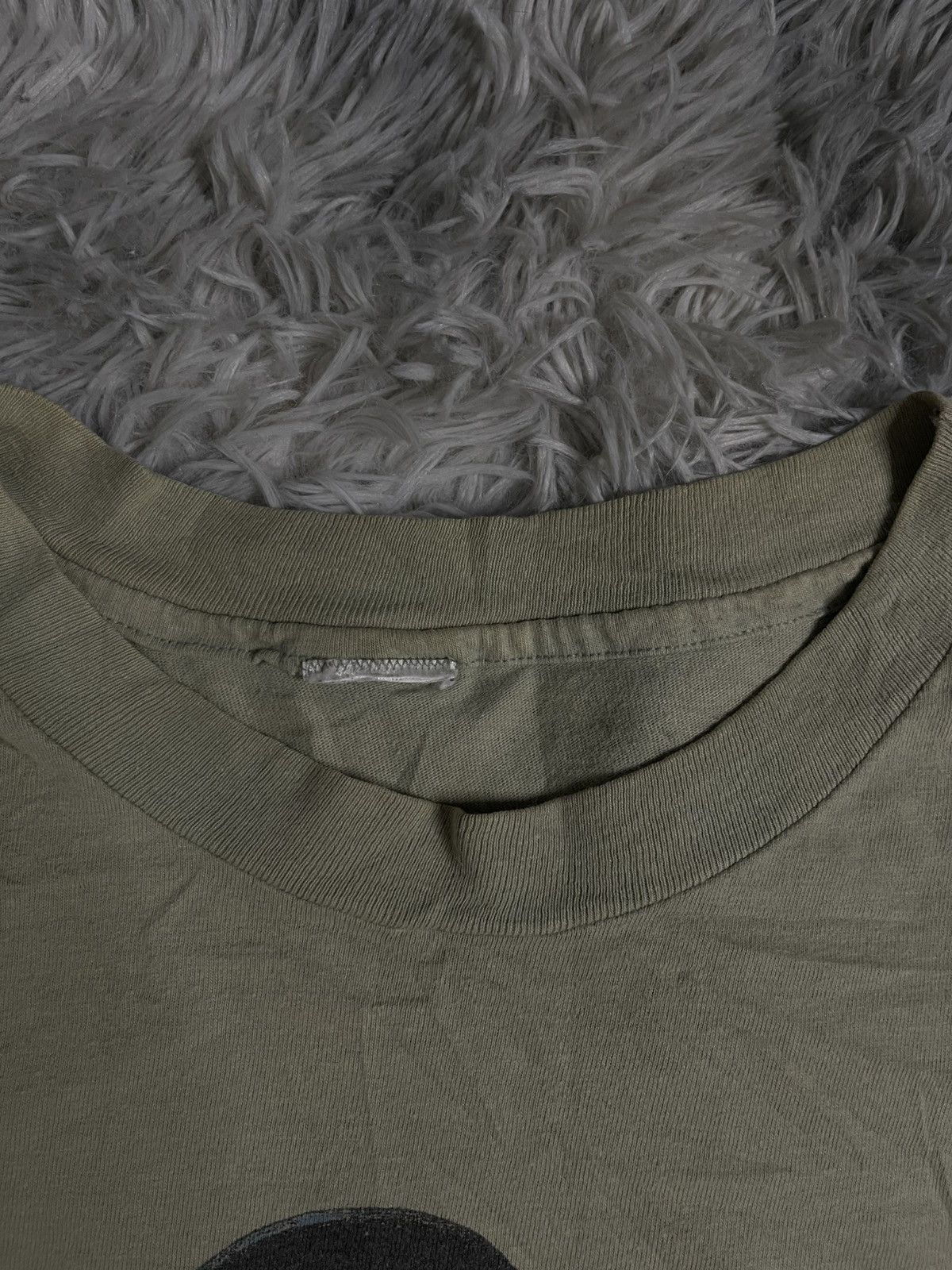 Disney VINTAGE 90s Disney Mickey Mouse Faded Olive Green Tees Size US L / EU 52-54 / 3 - 4 Thumbnail