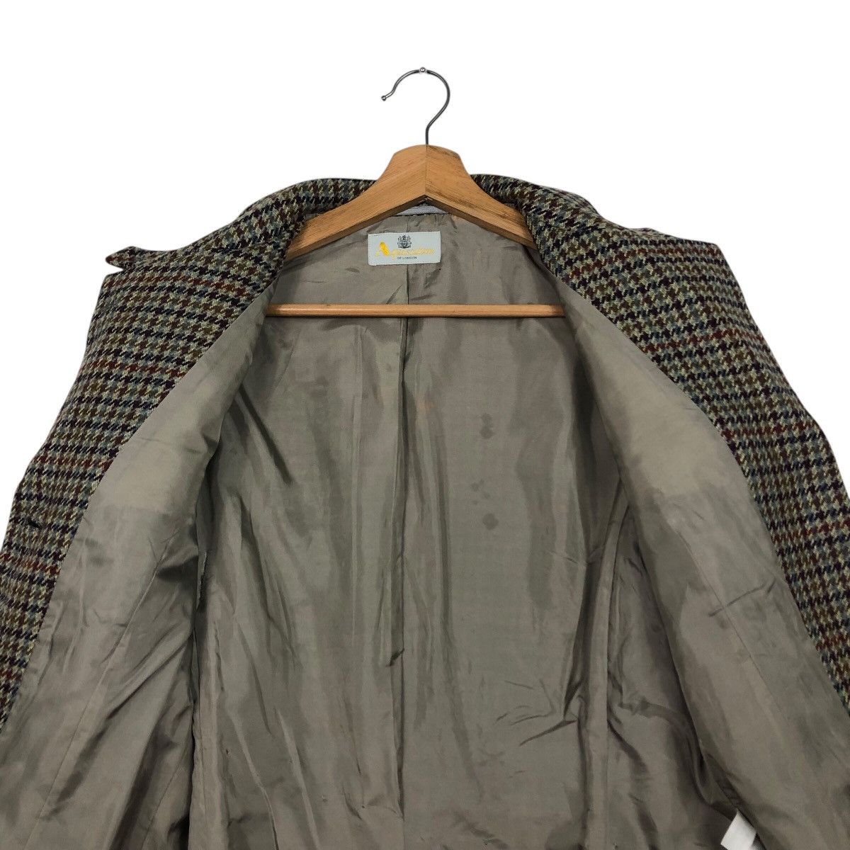 Vintage 📌Vintage Wool Jacket Aquascutum Of London Tartan Design Size US M / EU 48-50 / 2 - 15 Thumbnail