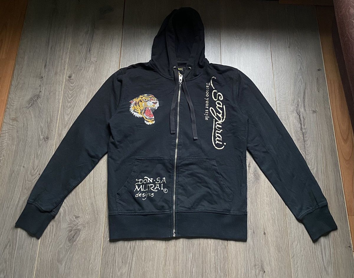 Ed Hardy Ed Hardy Samurai Zip Up Hoodie Ed Hardy Zip Hoodie Samurai Size US M / EU 48-50 / 2 - 1 Thumbnail